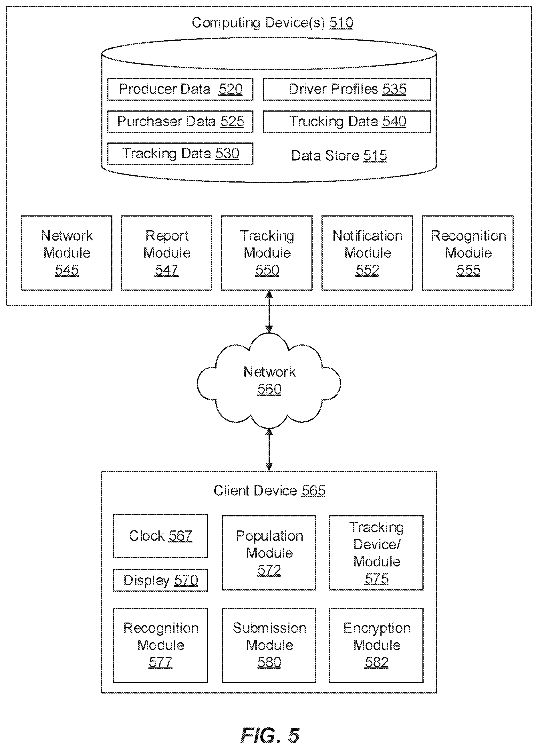 Patent US12333506 Figure 5 – Electronic run ticket
