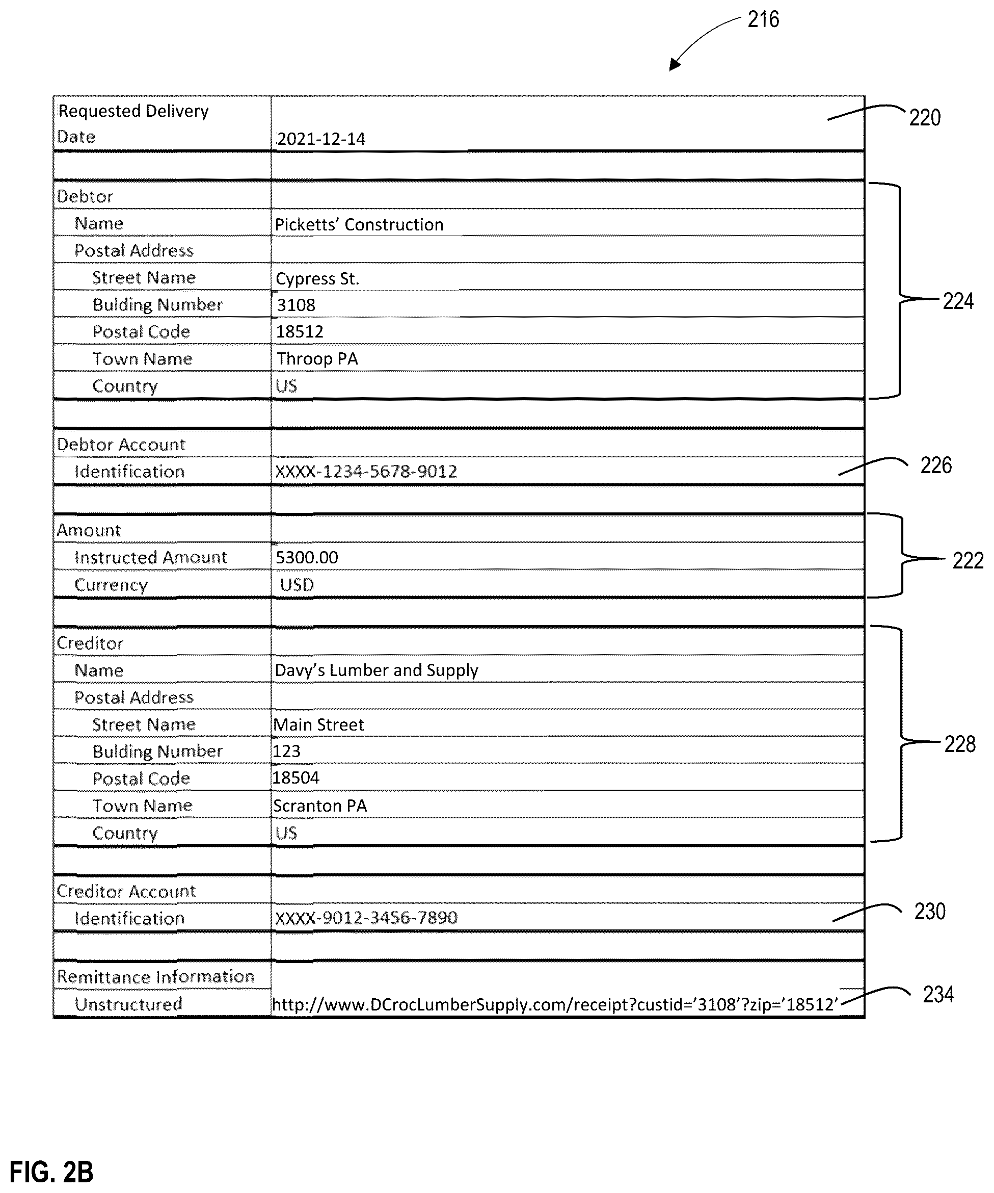 Patent US12333518 Figure 3 – Real-time reconciliation processing based on structured messaging data