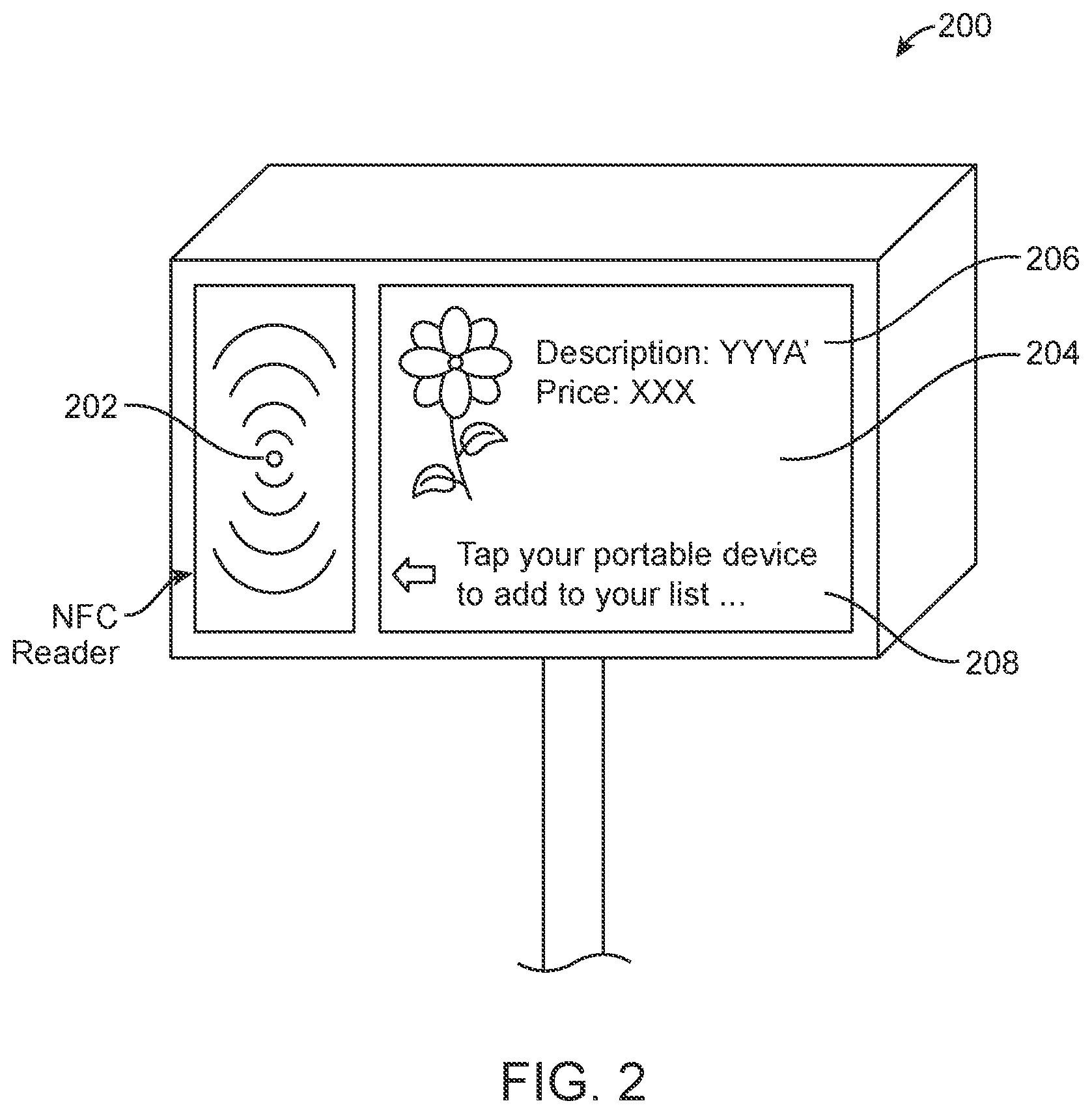 Patent US12333521 Figure 2 – Portable device-based transaction