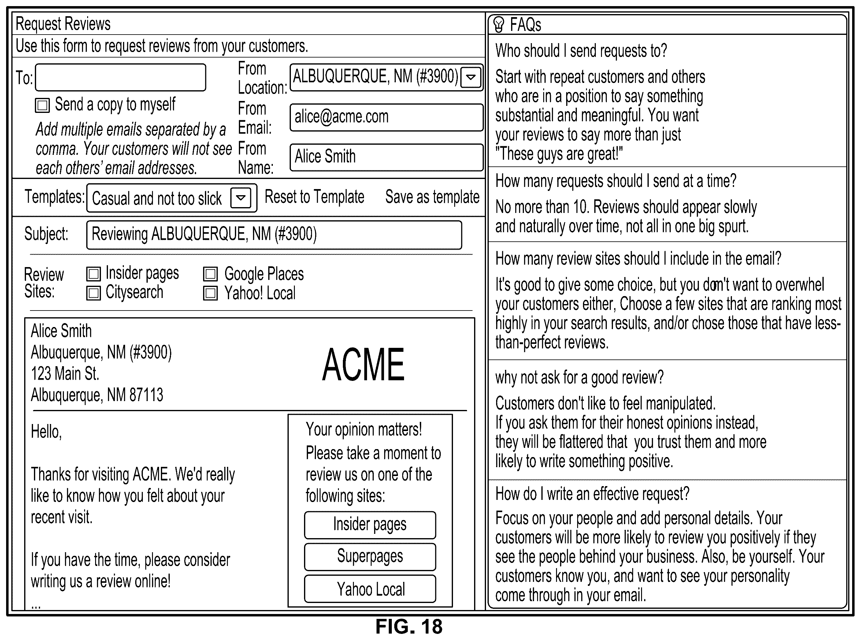 Patent US12333556 Figure 18 – Enterprise reputation evaluation