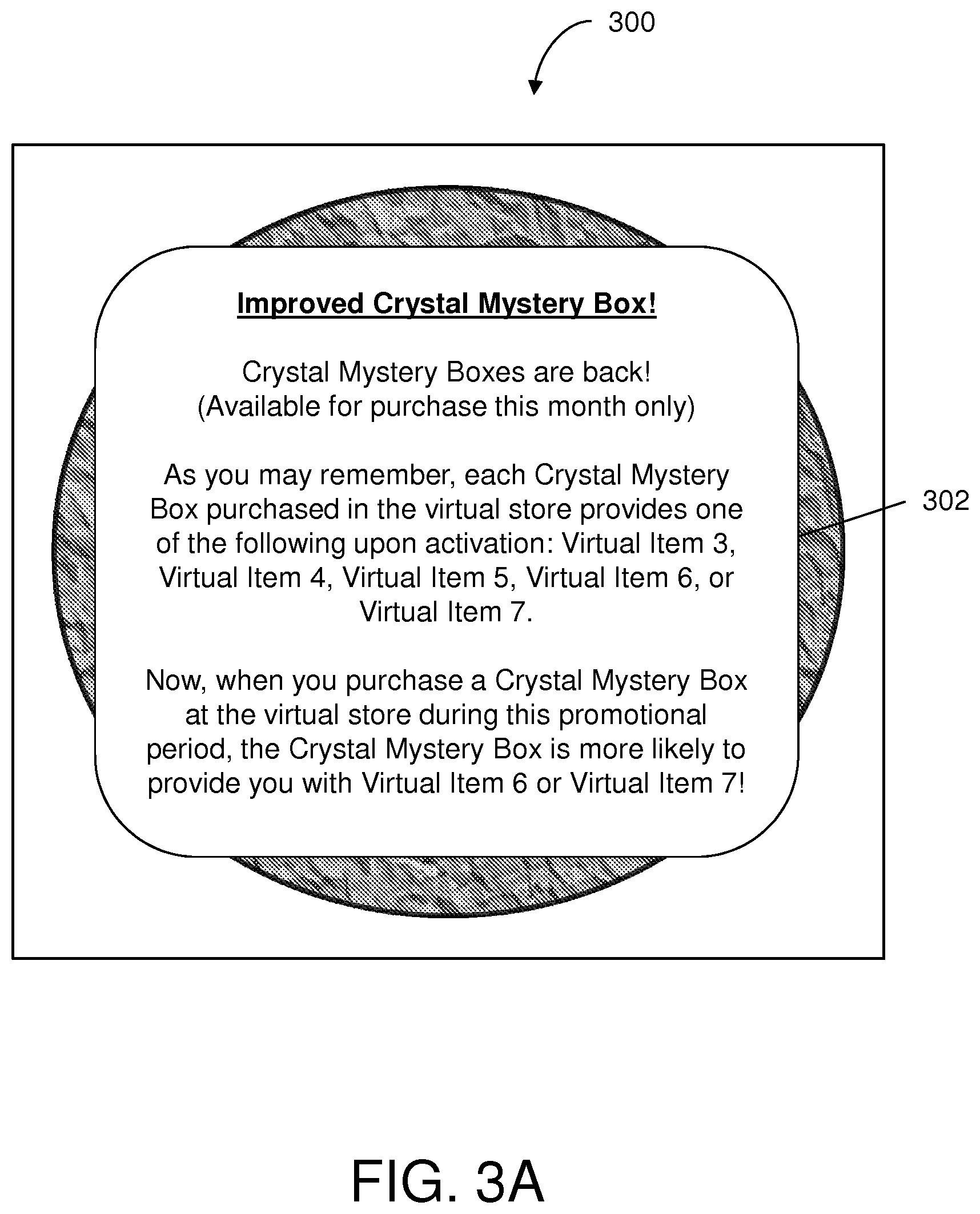 Patent US12333563 Figure 3 – Identity-recognition-based promotions using virtual containers