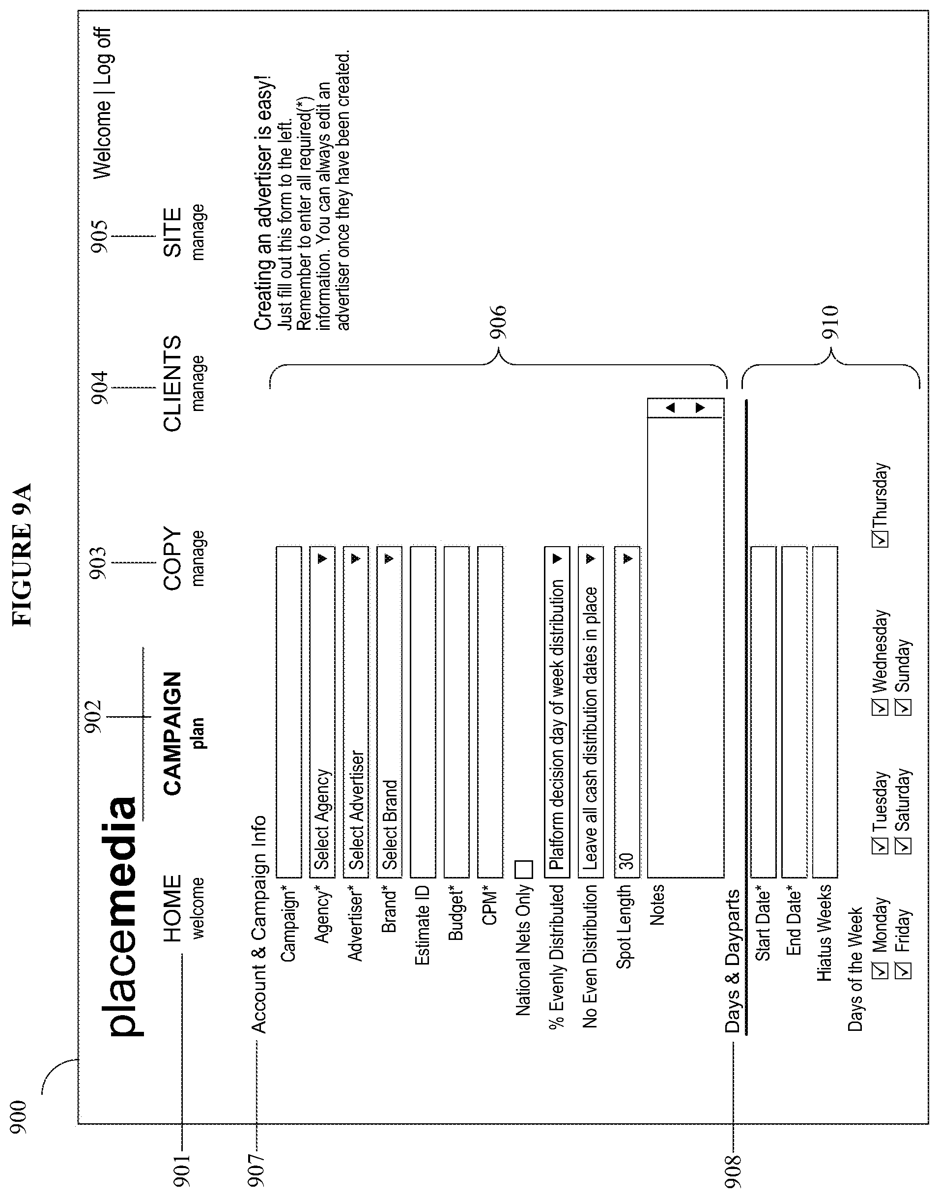 Patent US12333566 Figure 10 – Programmatic advertising platform