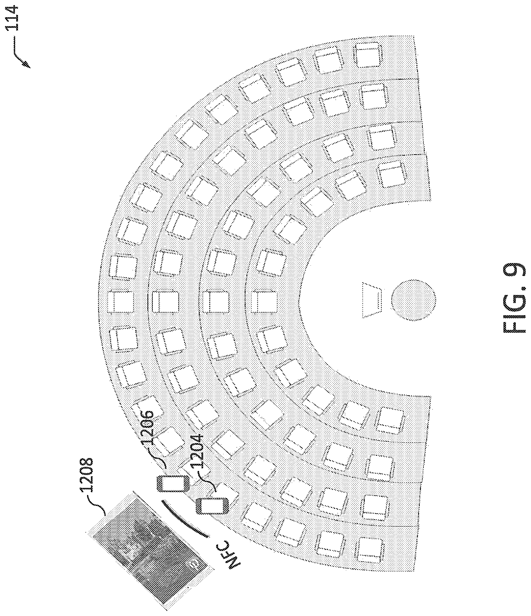Patent US12333575 Figure 9 – Dynamic promotional layout management and distribution rules