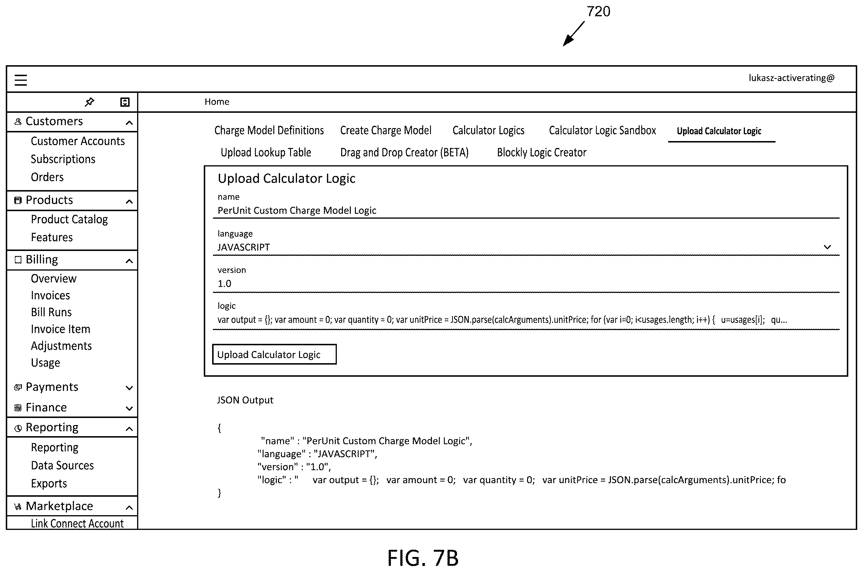 Patent US12333582 Figure 8 – Multi-tenant extensible billing system