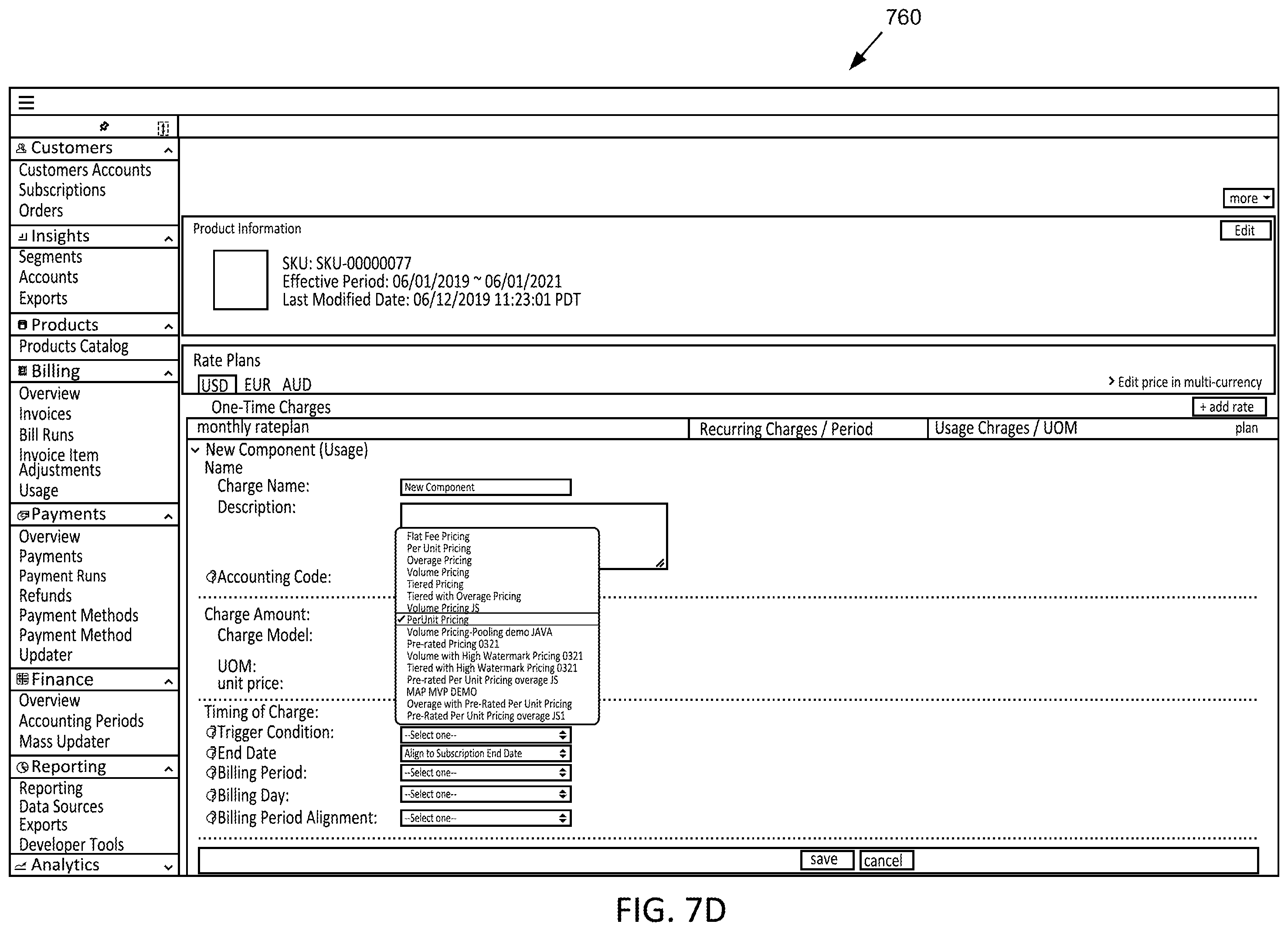 Patent US12333582 Figure 10 – Multi-tenant extensible billing system