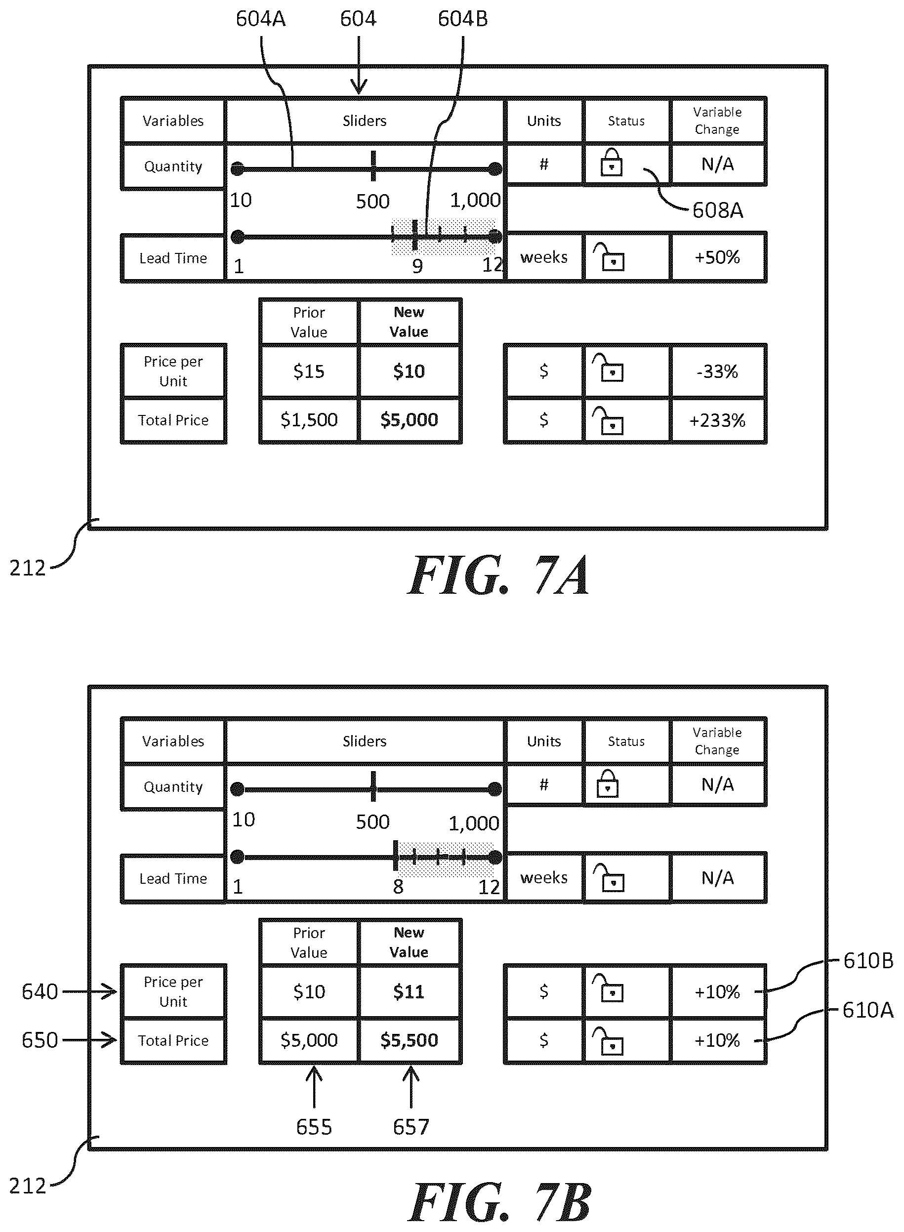 Patent US12333583 Figure 7 – Business variable optimization for manufacture or supply of designed products