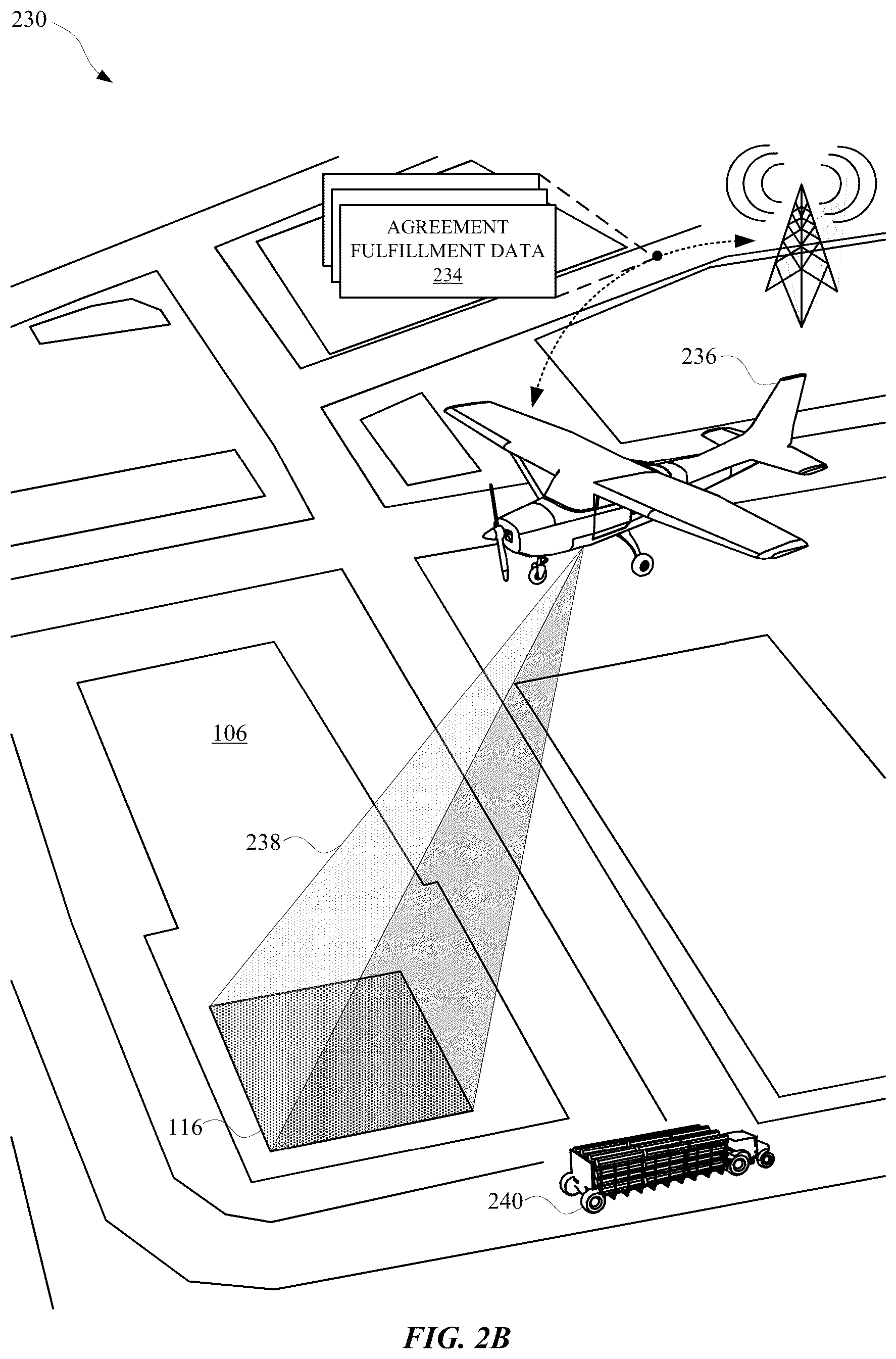 Patent US12333587 Figure 5 – Associating land NFTs with digital representations of land parcels