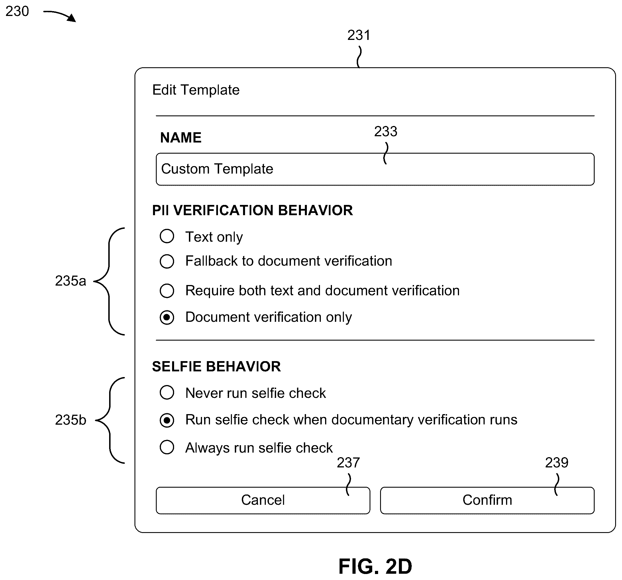 Patent US12333588 Figure 10 – Programming verification templates visually