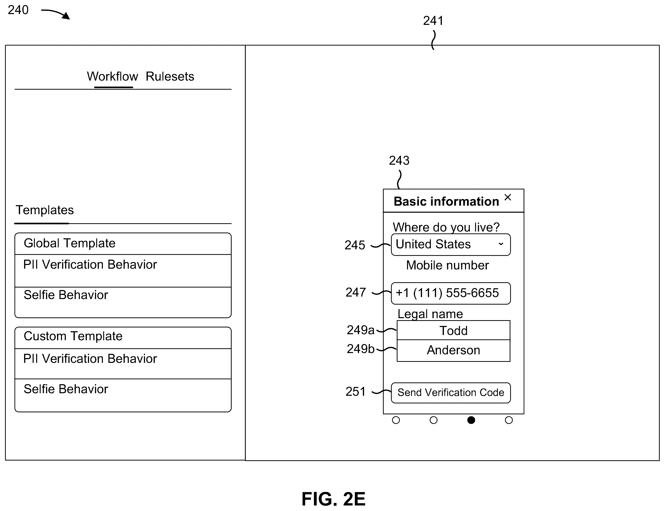 Patent US12333588 Figure 11 – Programming verification templates visually