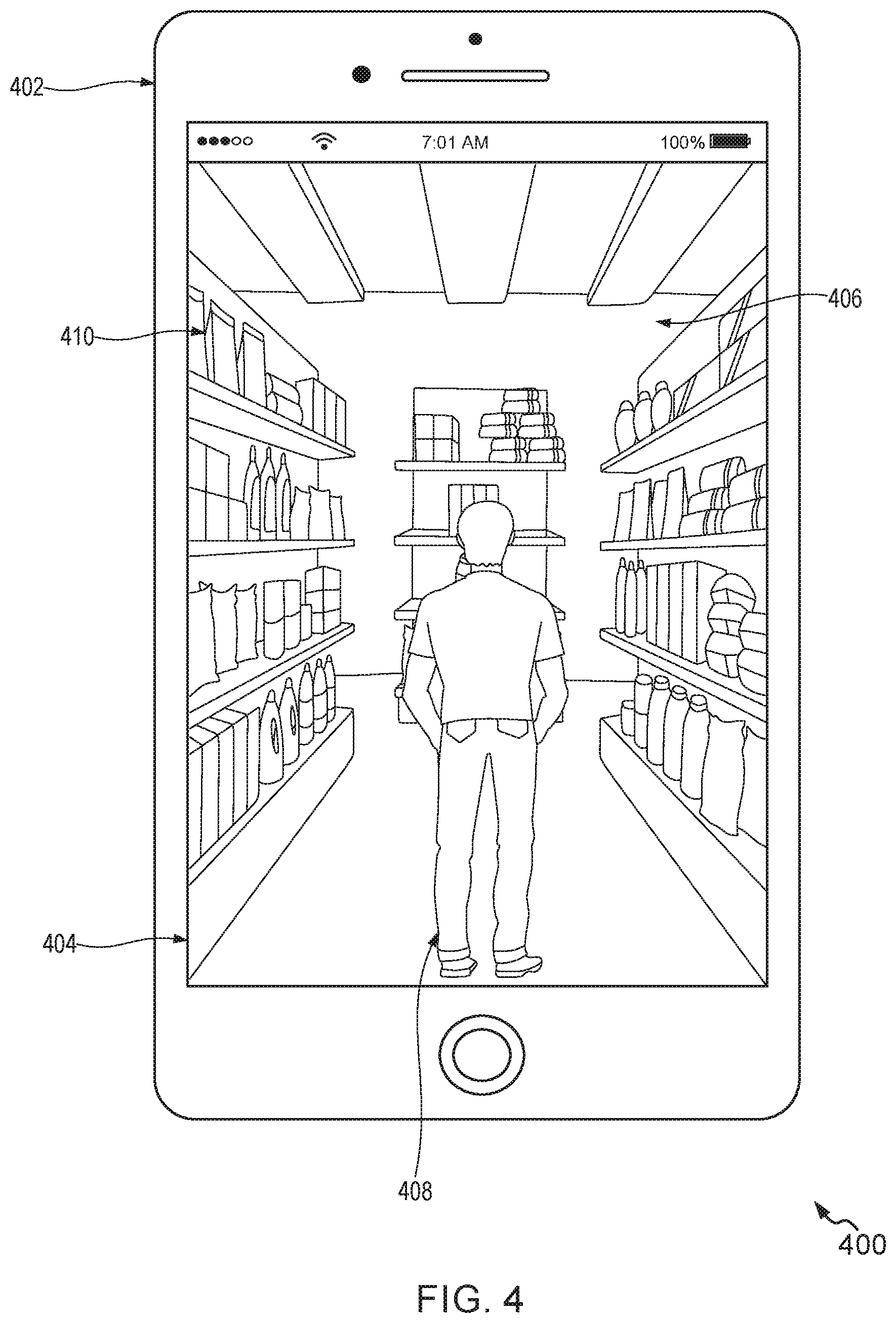 Patent US12333594 Figure 4 – System and method for providing personalized and immersive shopping experience