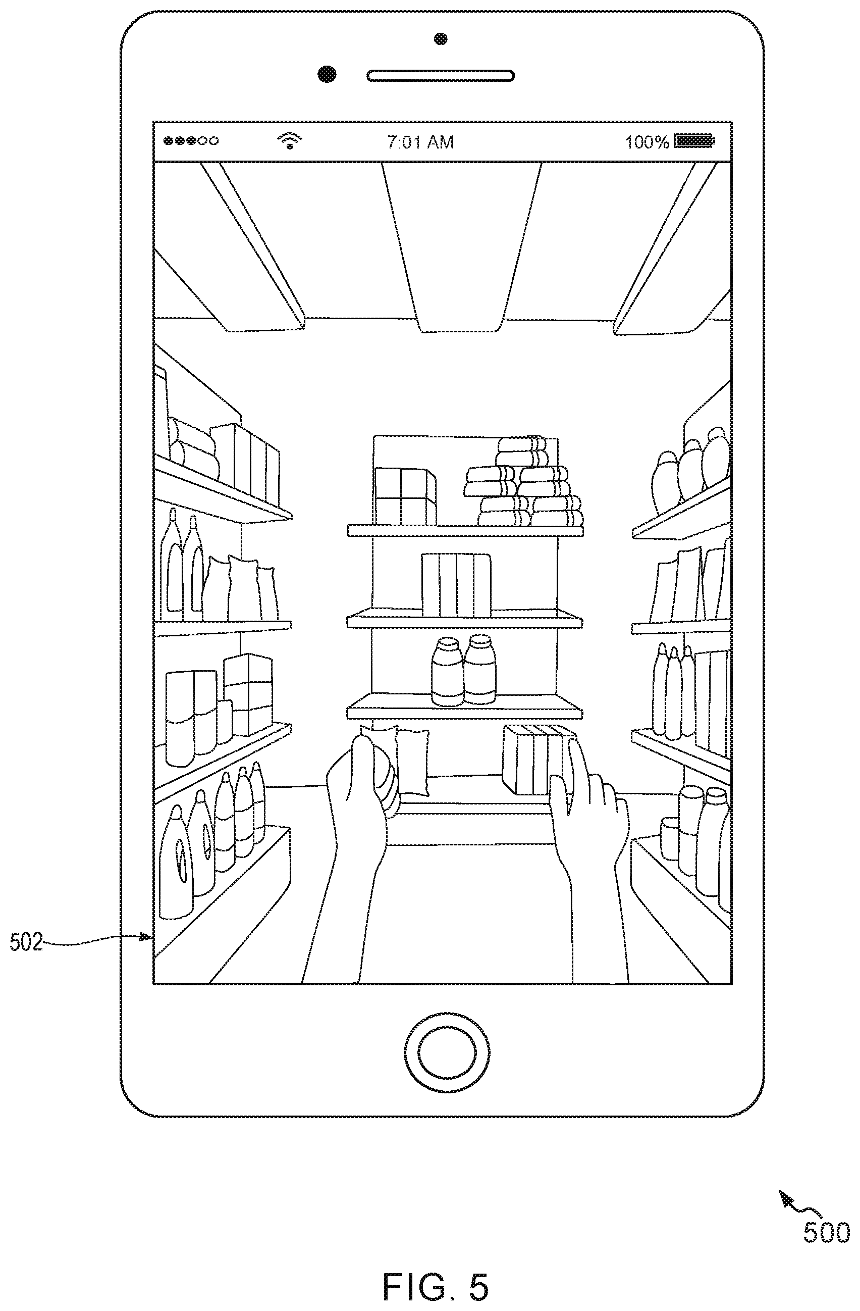 Patent US12333594 Figure 5 – System and method for providing personalized and immersive shopping experience