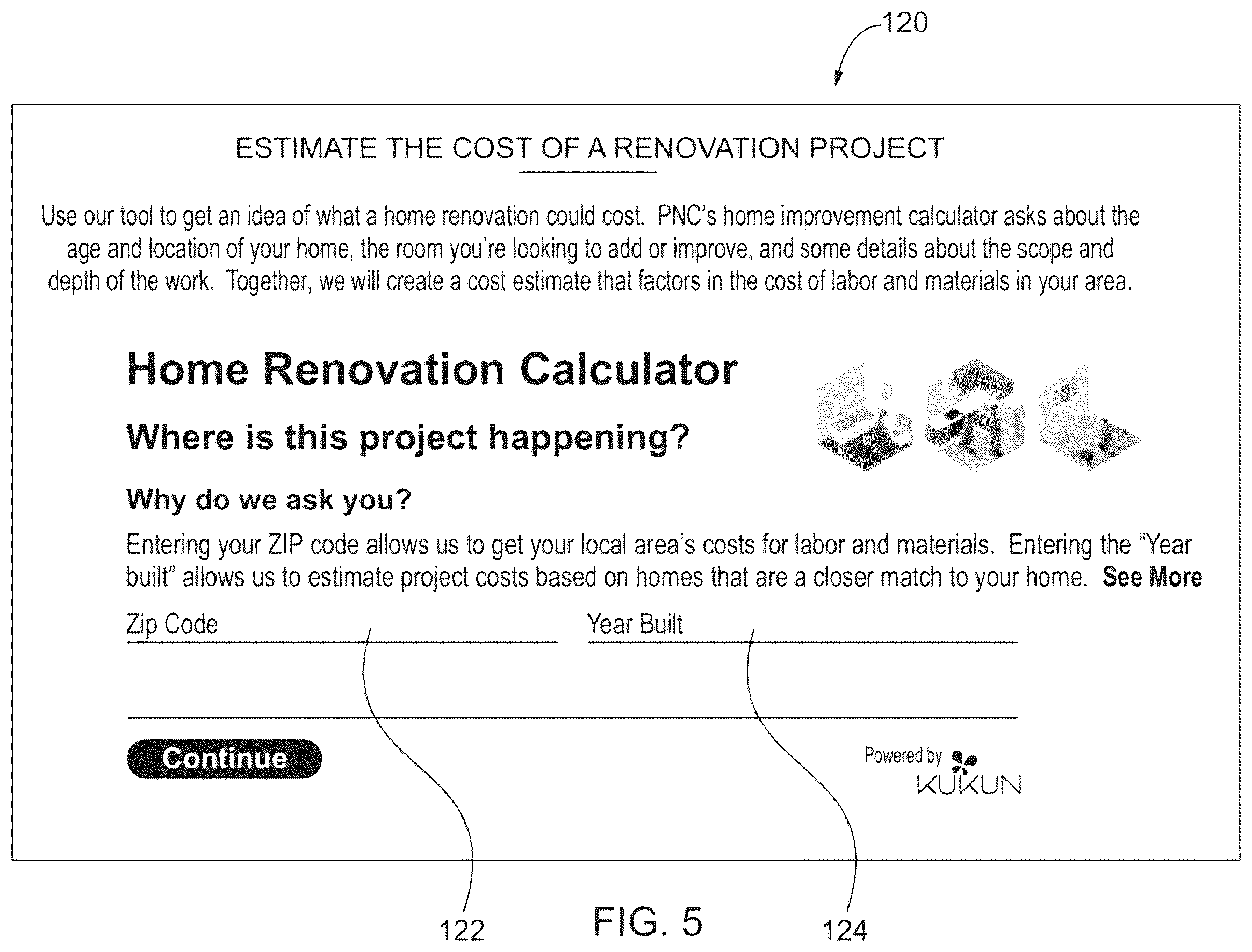 Patent US12333598 Figure 5 – Systems and methods for end-to-end consumer lending and financing solutions for choosing a credit card