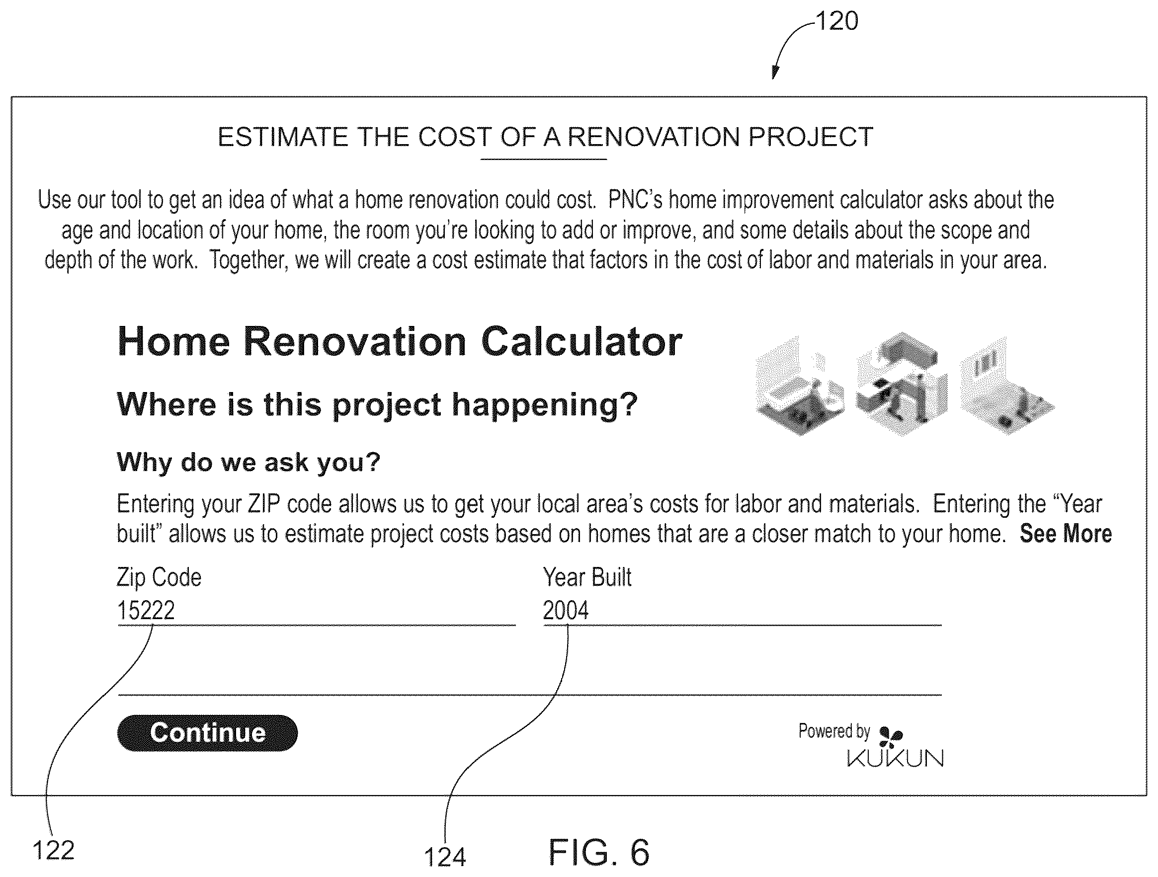 Patent US12333598 Figure 6 – Systems and methods for end-to-end consumer lending and financing solutions for choosing a credit card