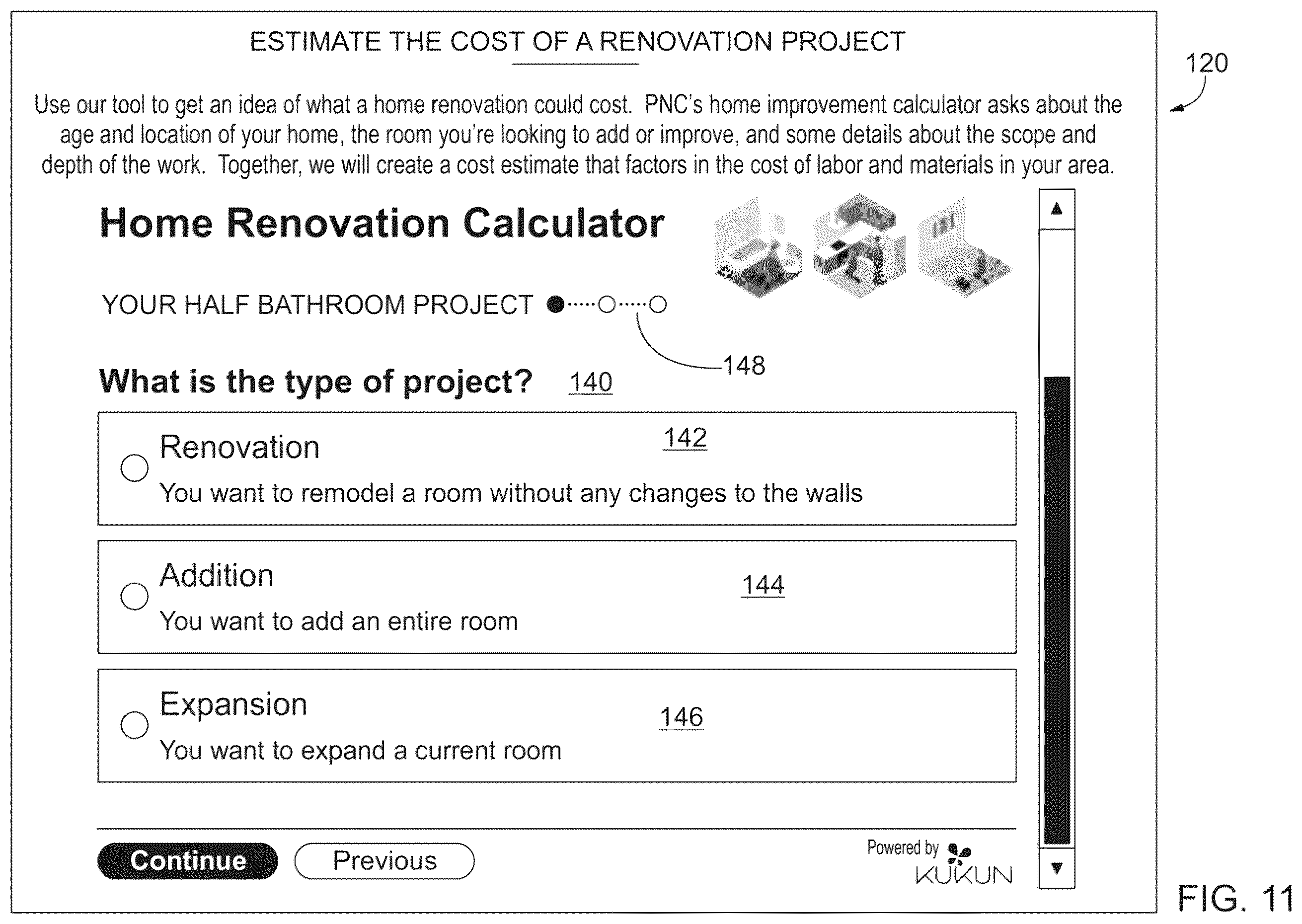 Patent US12333598 Figure 11 – Systems and methods for end-to-end consumer lending and financing solutions for choosing a credit card