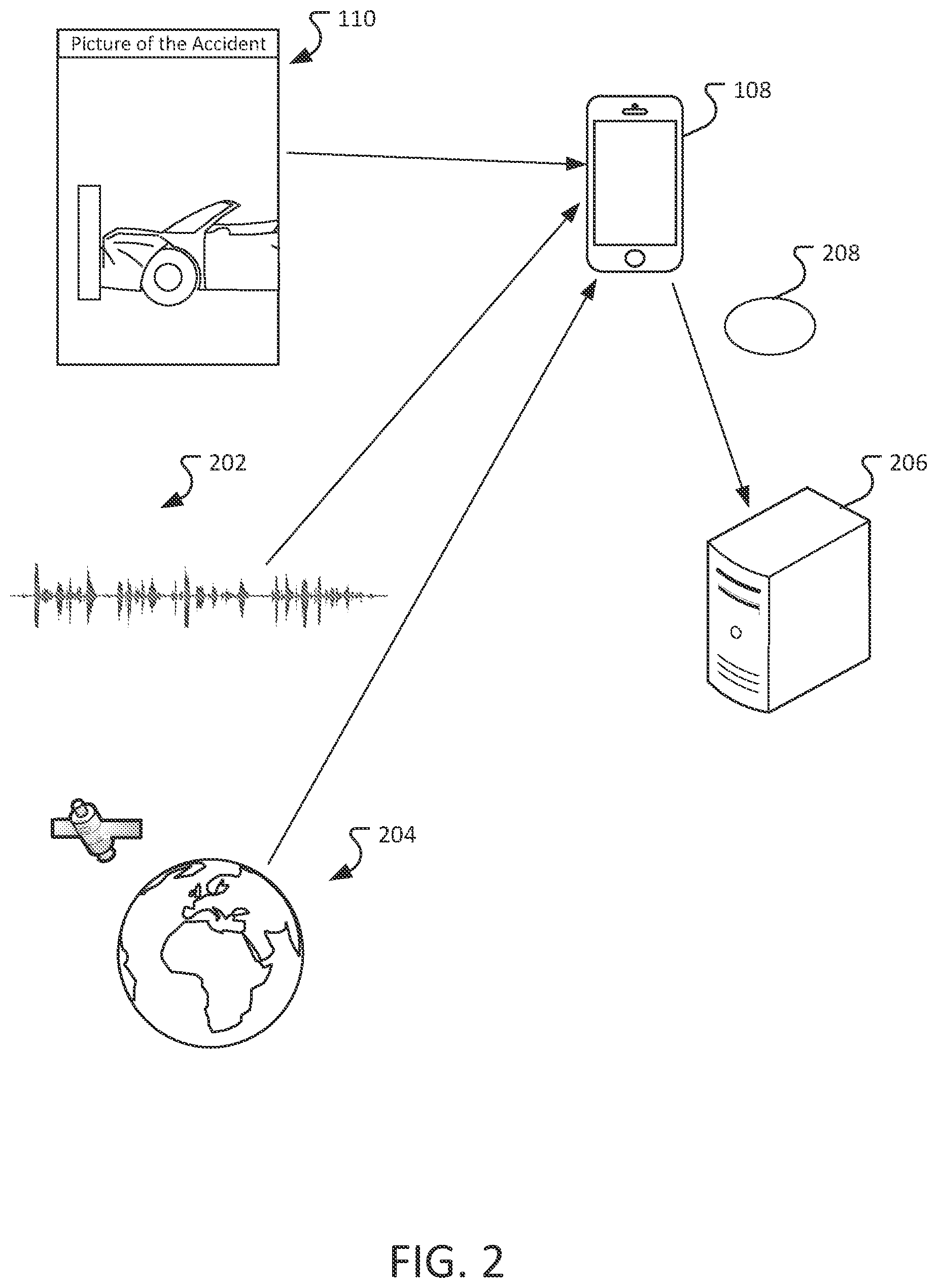 Patent US12333611 Figure 2 – Digital imagery, audio, and meta-data