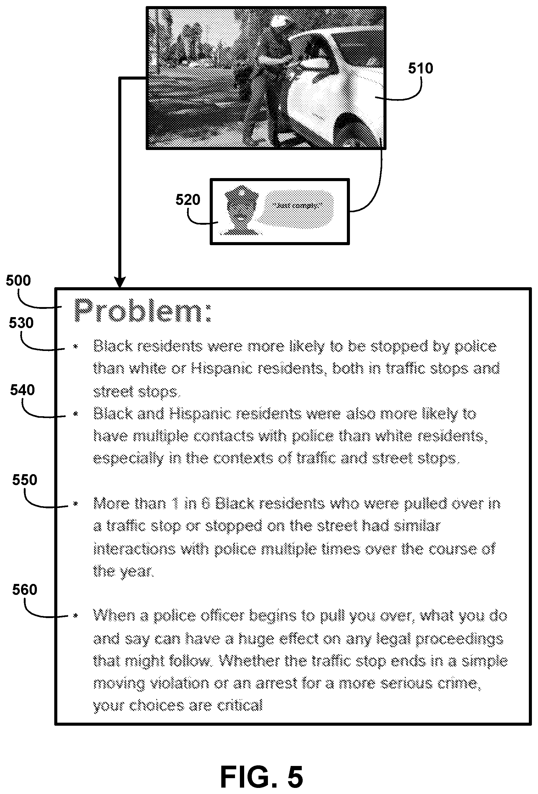Patent US12333618 Figure 5 – Safe encounter mobile app method and devices