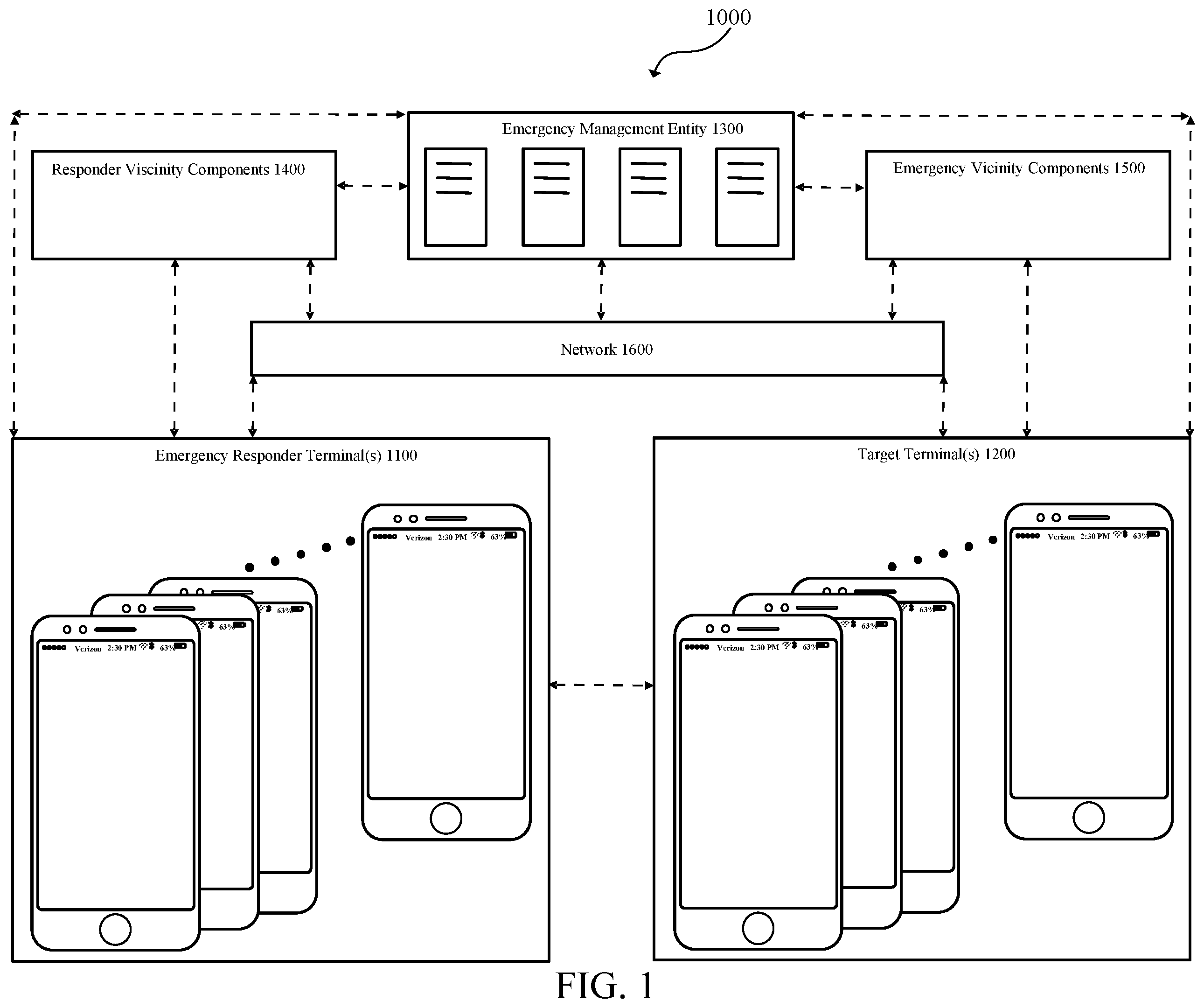Patent US12333629 Figure 1 – Systems and methods for providing augmented reality emergency response solutions