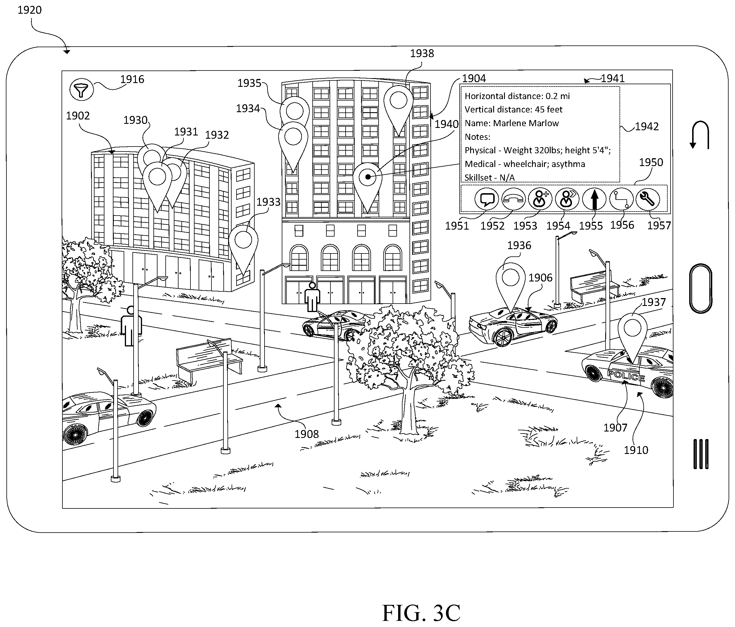 Patent US12333629 Figure 5 – Systems and methods for providing augmented reality emergency response solutions