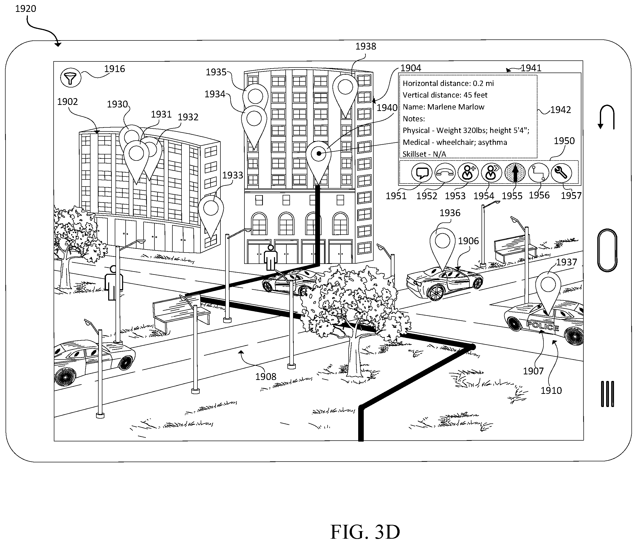 Patent US12333629 Figure 6 – Systems and methods for providing augmented reality emergency response solutions