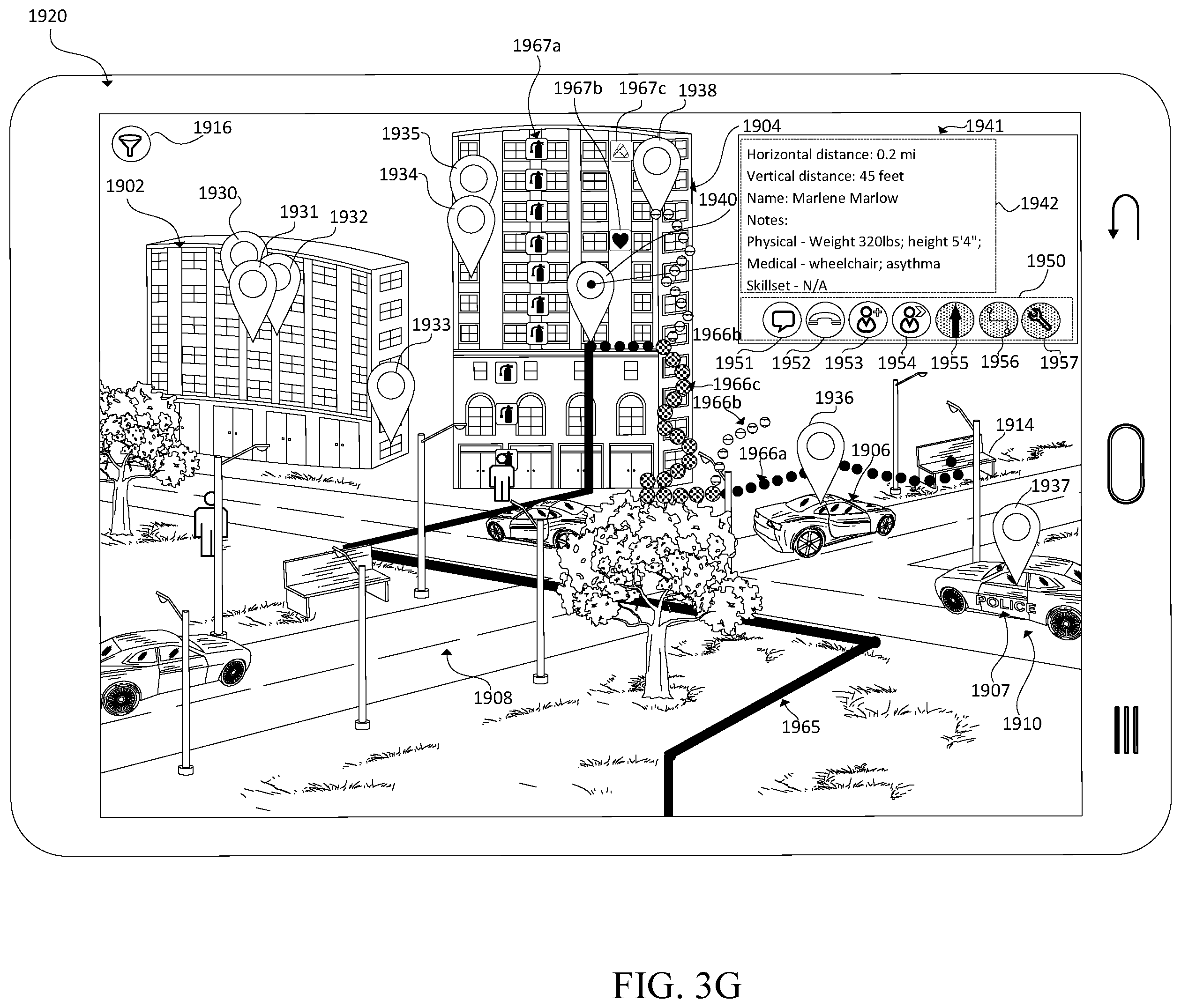 Patent US12333629 Figure 9 – Systems and methods for providing augmented reality emergency response solutions