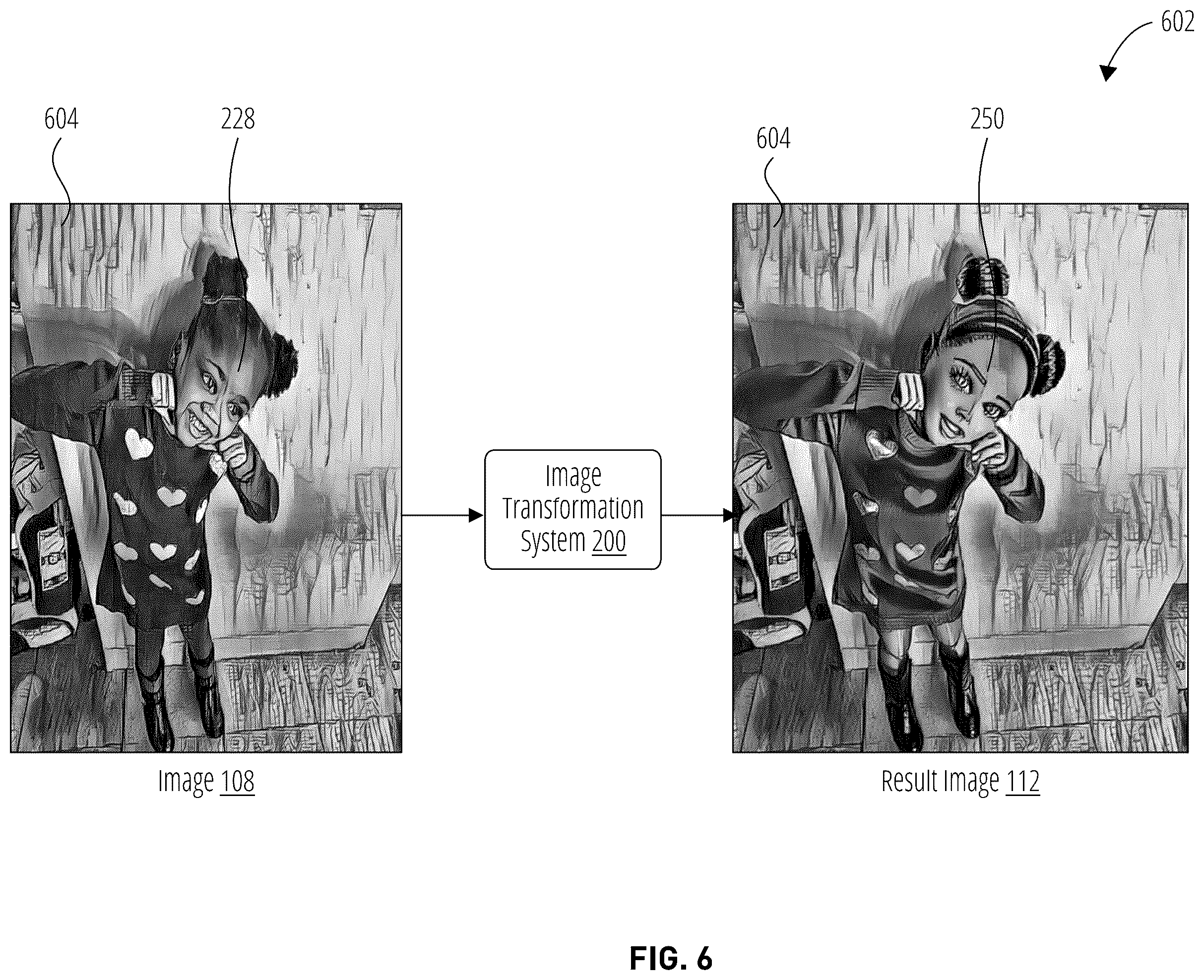 Patent US12333637 Figure 6 – AI-driven foreground stylization using diffusion and object detection