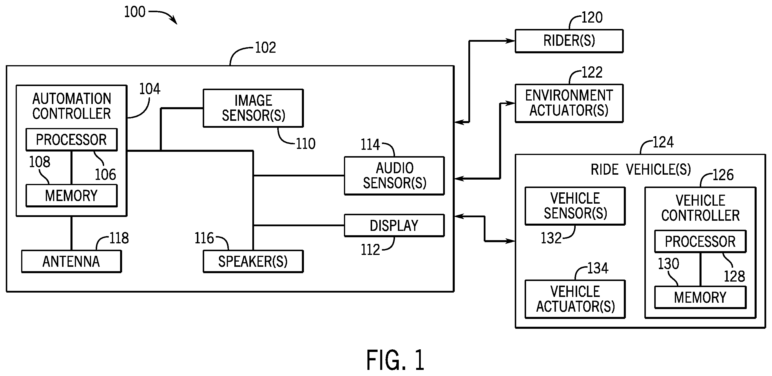 Patent US12333640 Figure 1 – Facial activity detection for virtual reality systems and methods