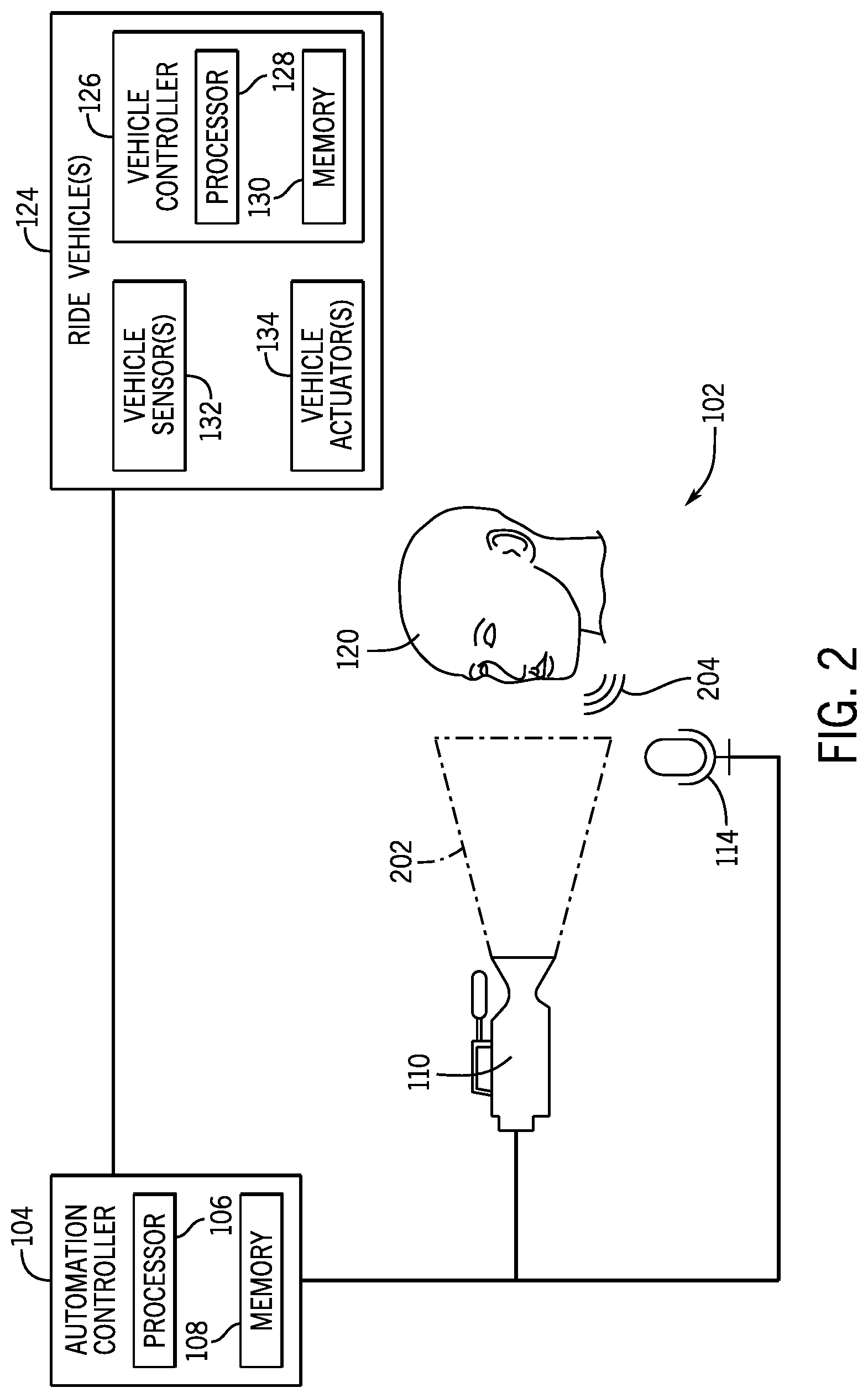Patent US12333640 Figure 2 – Facial activity detection for virtual reality systems and methods