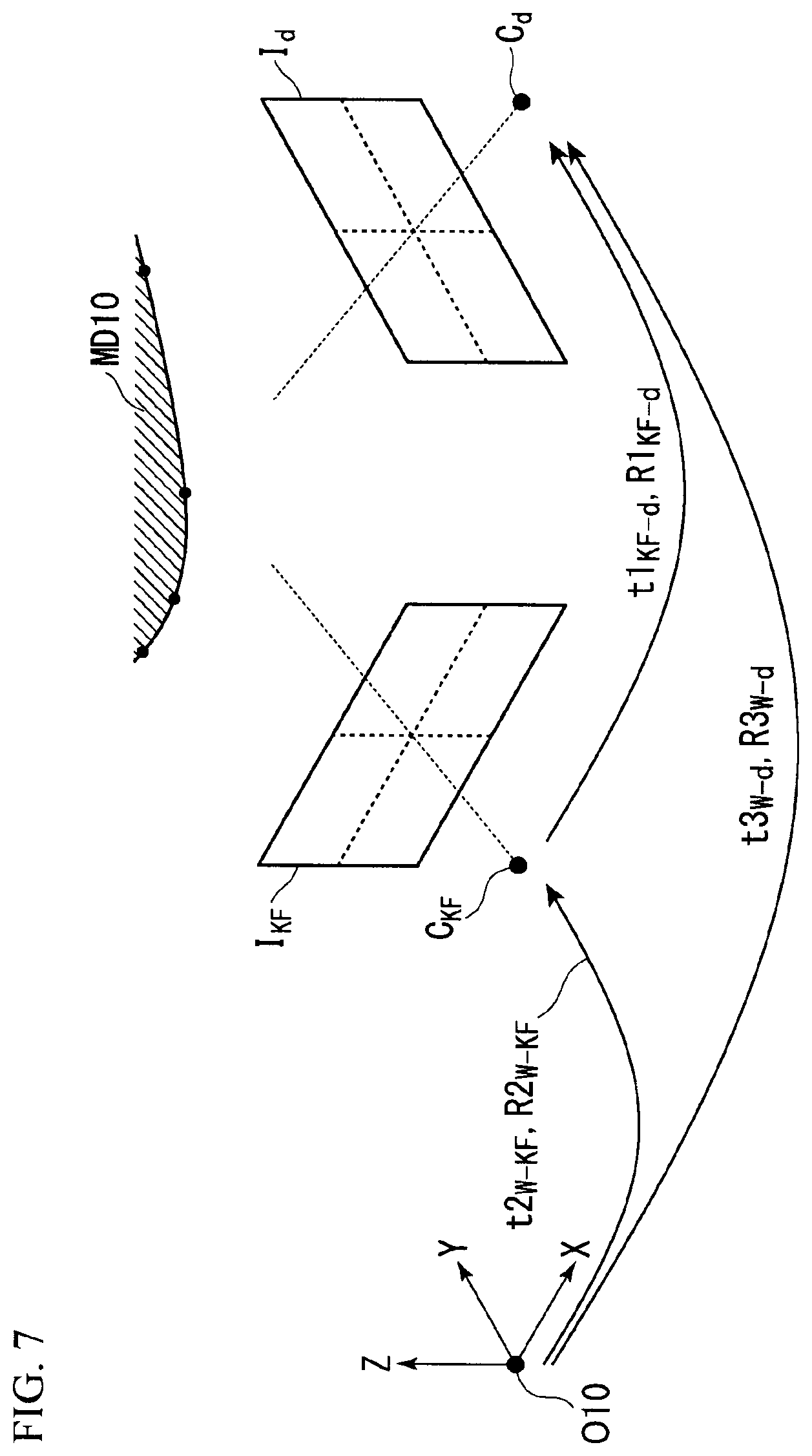 Patent US12333644 Figure 7 – Image display method, display control device, and recording medium for displaying shape image of subject and coordinates estimated from two-dimensional coordinates in reference image projected thereon
