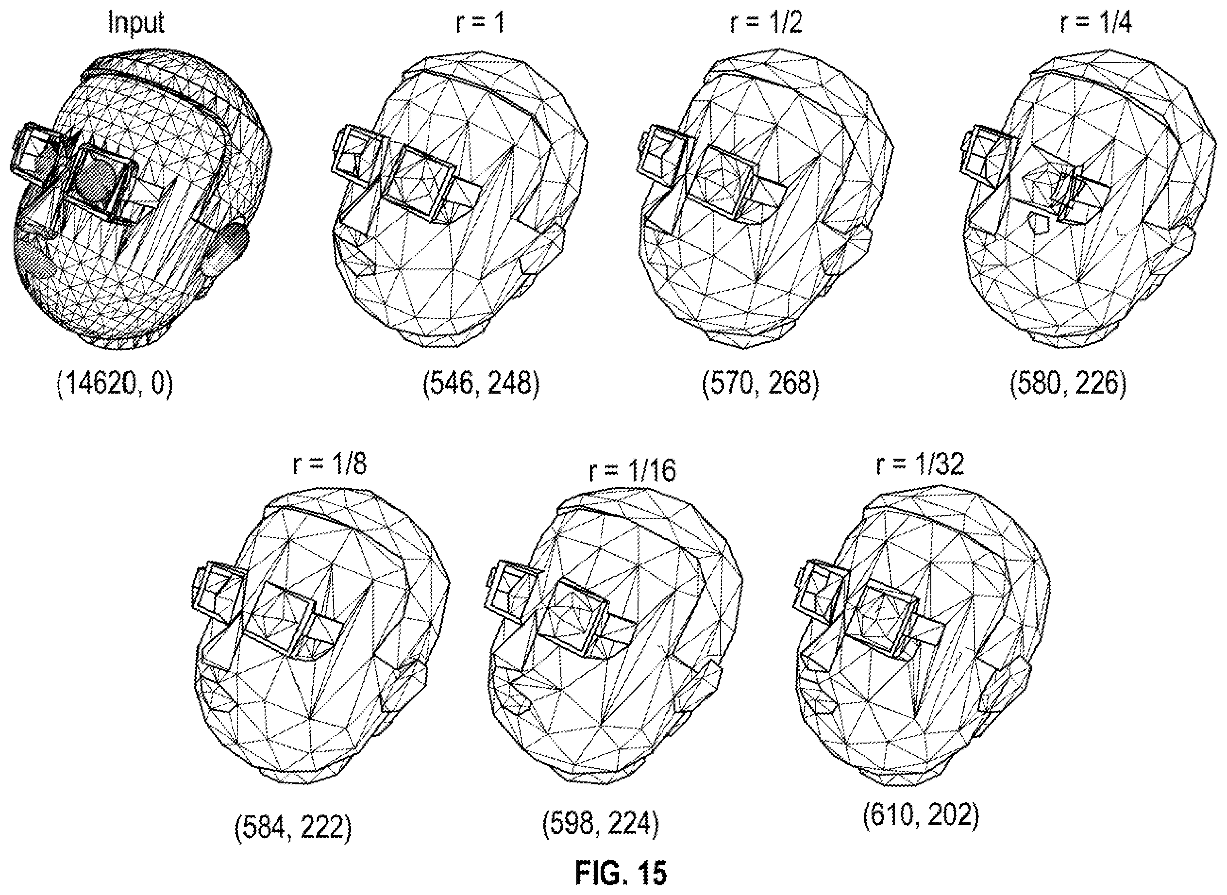 Patent US12333653 Figure 15 – Low-poly mesh generation for three-dimensional models