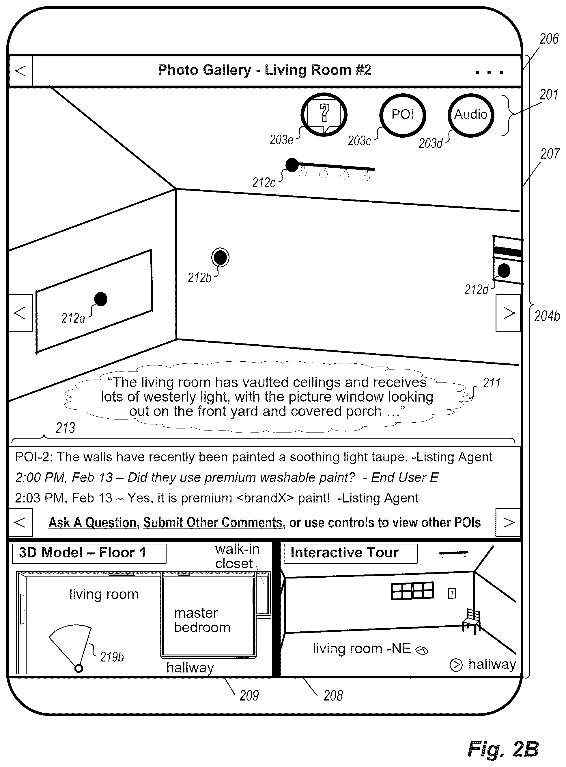 Patent US12333655 Figure 3 – Presenting building information using video and building models