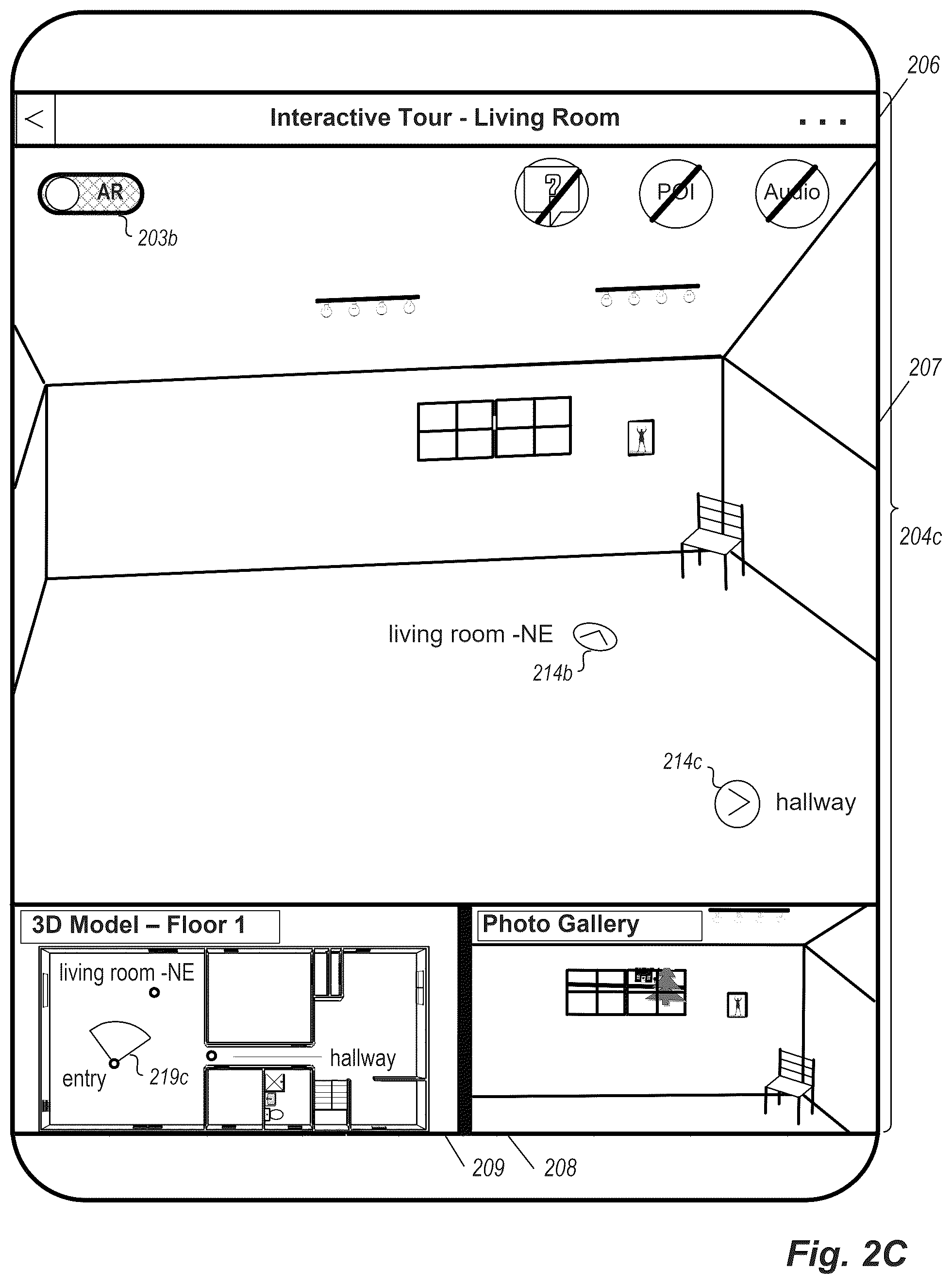 Patent US12333655 Figure 4 – Presenting building information using video and building models