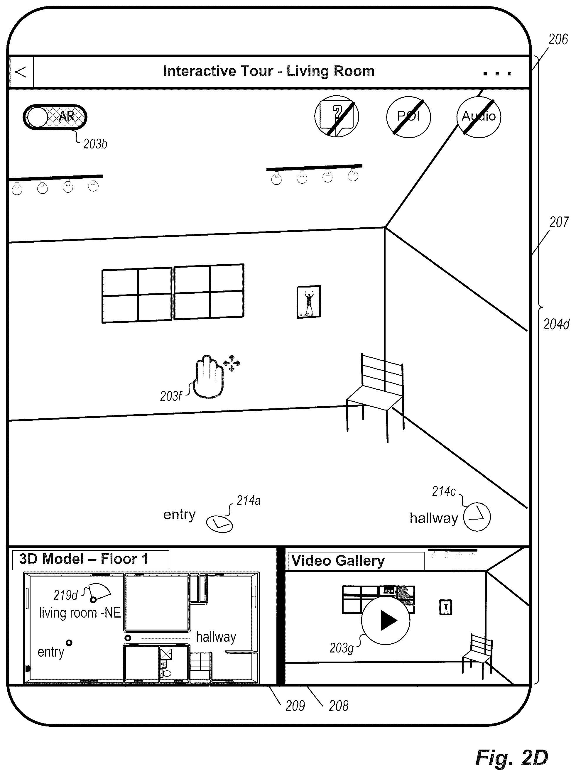 Patent US12333655 Figure 5 – Presenting building information using video and building models