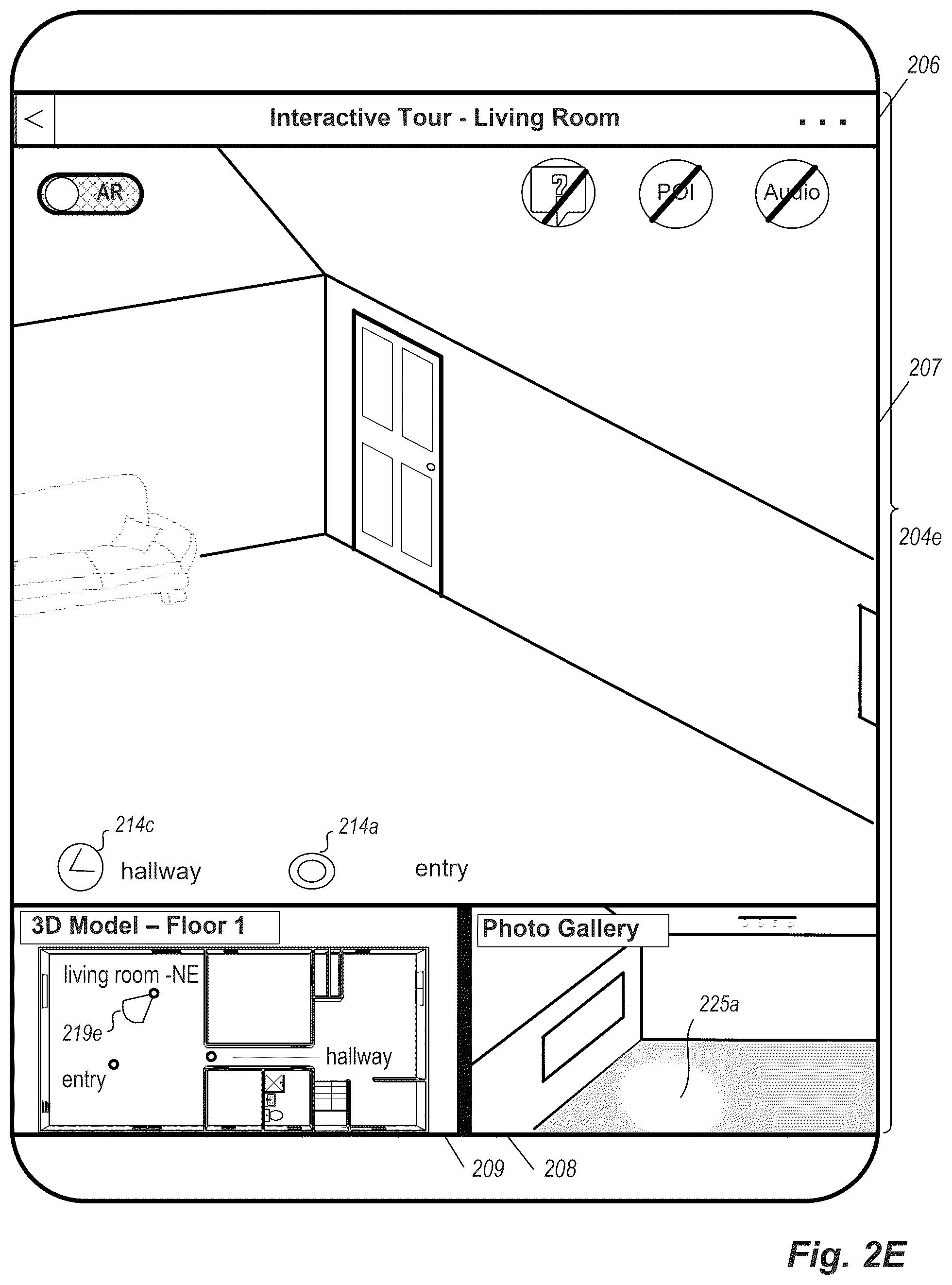 Patent US12333655 Figure 6 – Presenting building information using video and building models