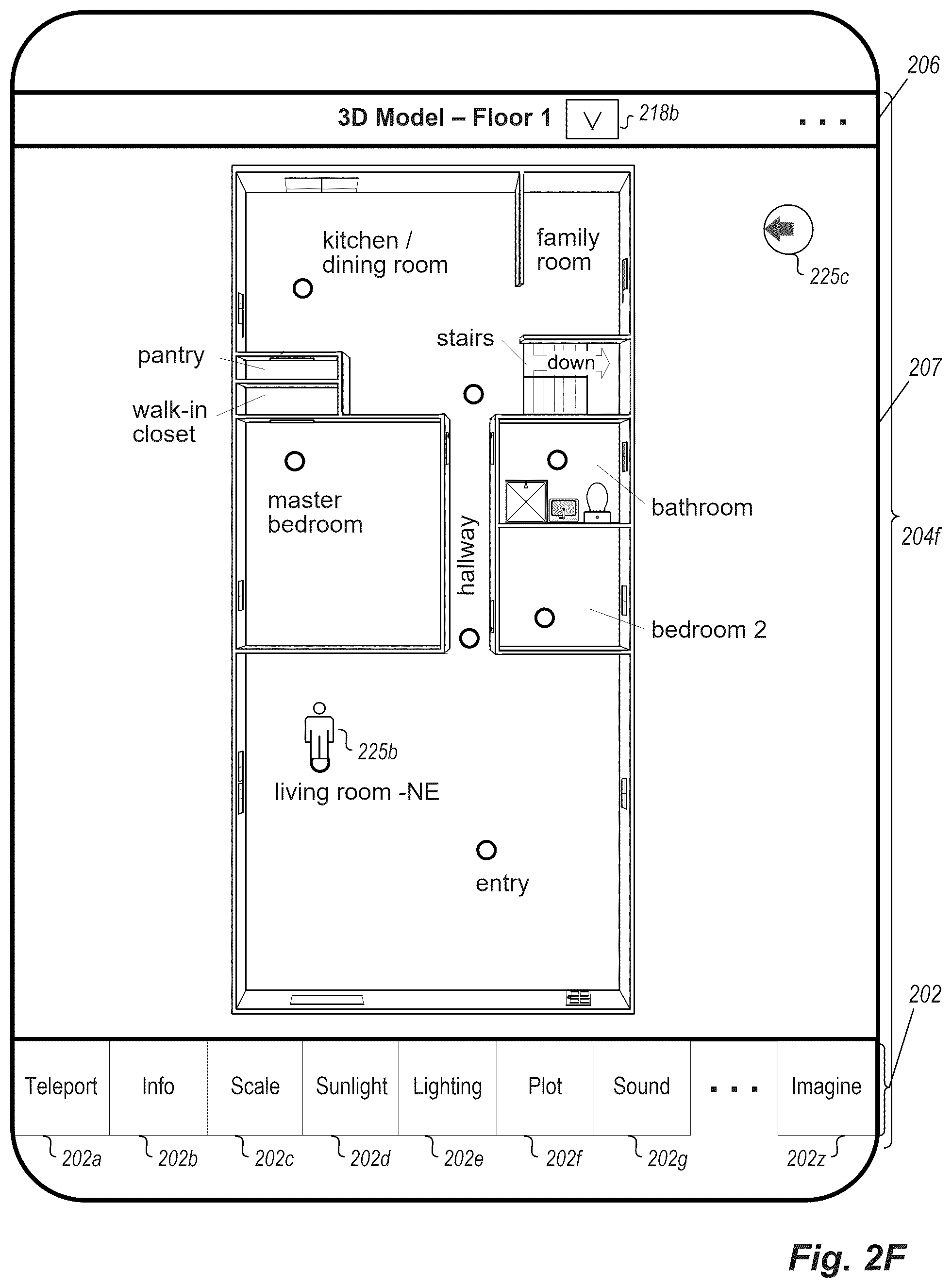 Patent US12333655 Figure 7 – Presenting building information using video and building models