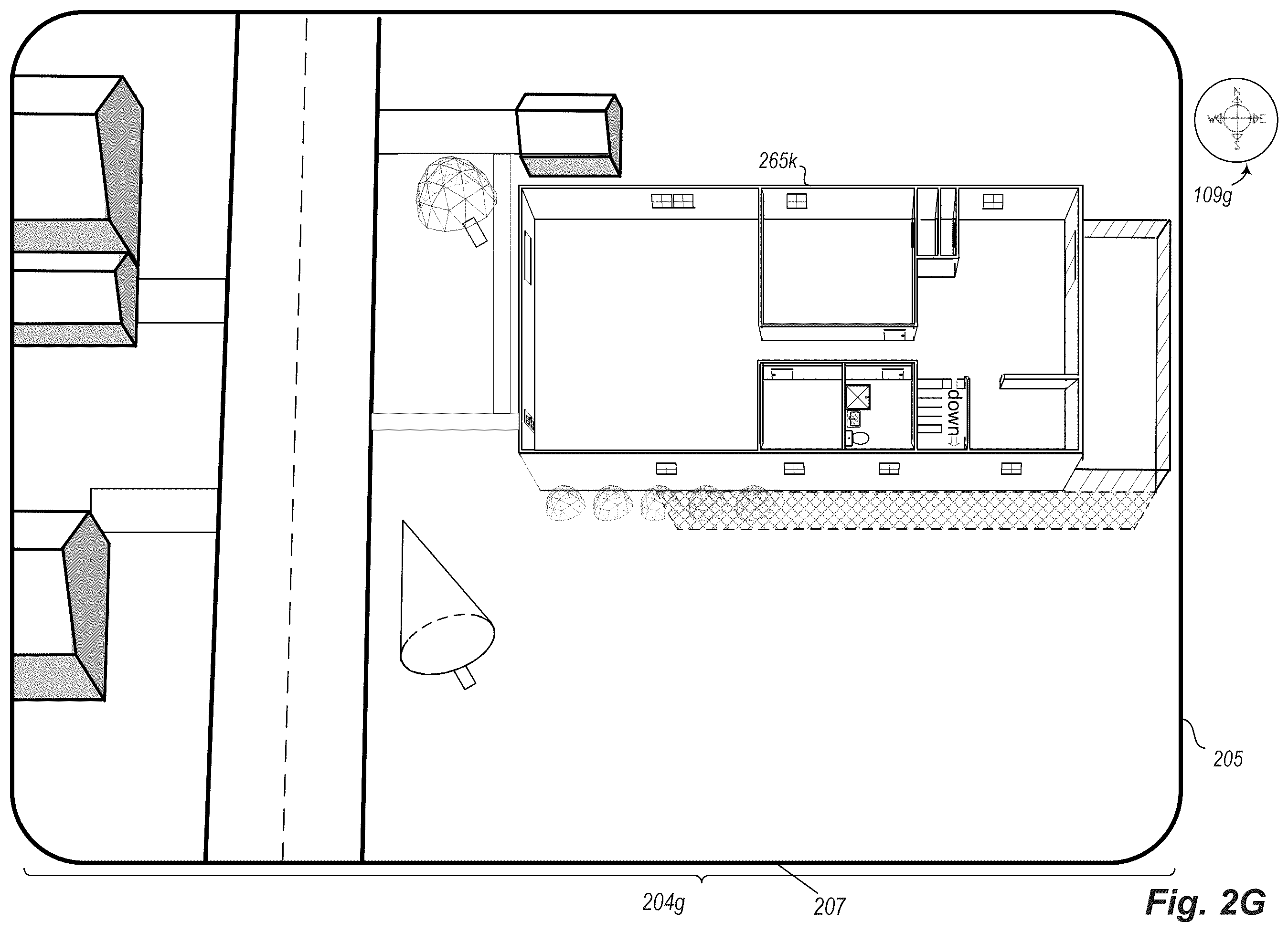 Patent US12333655 Figure 8 – Presenting building information using video and building models