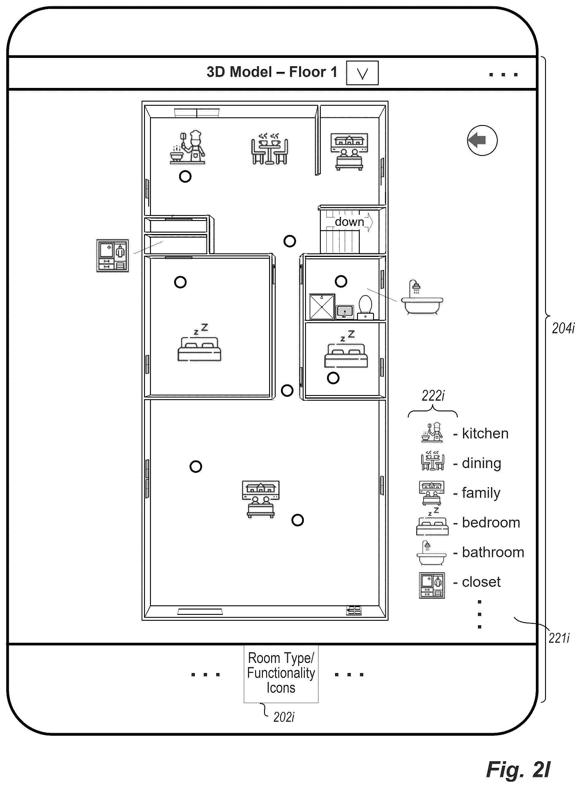Patent US12333655 Figure 10 – Presenting building information using video and building models