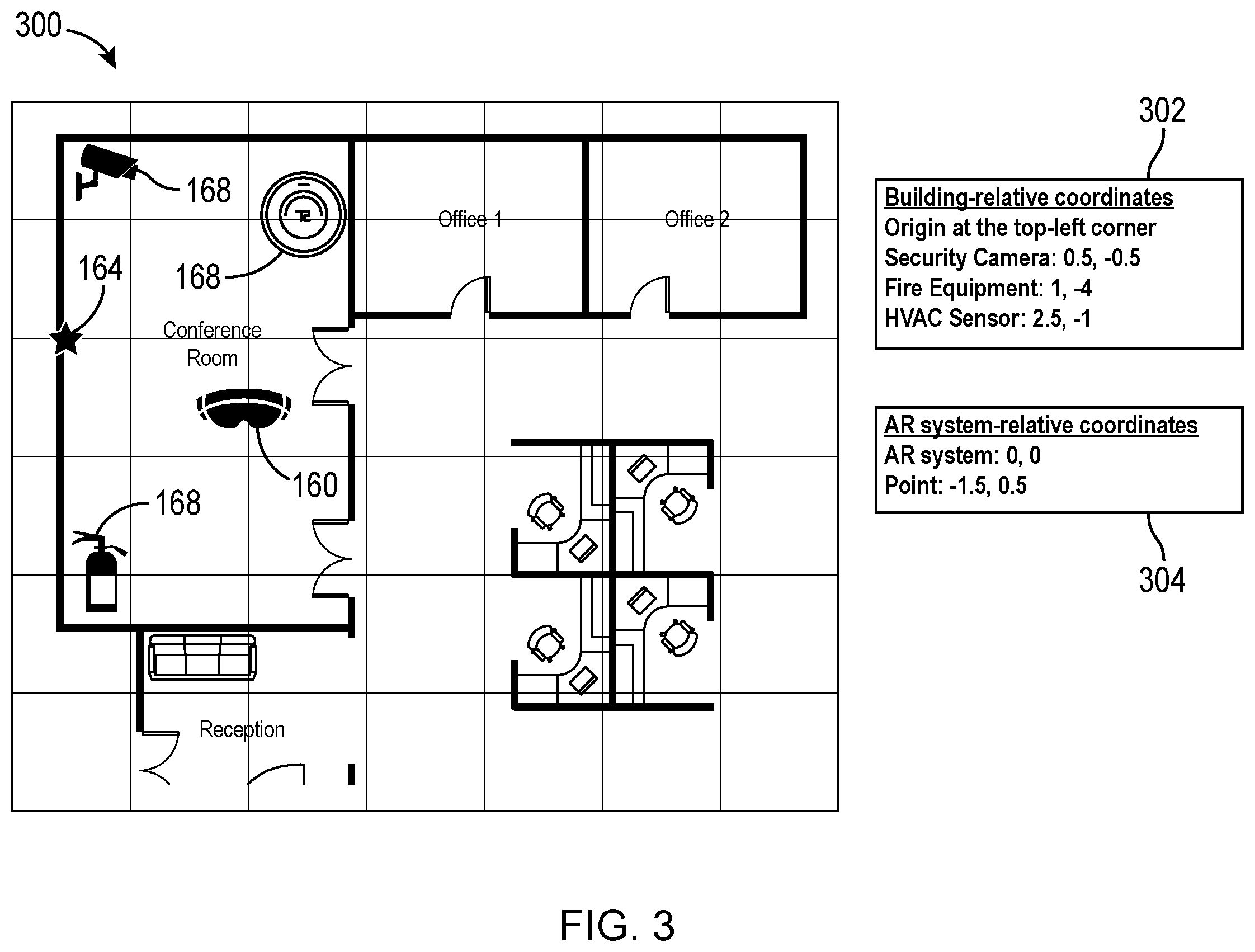 Patent US12333657 Figure 3 – Building data platform with augmented reality based digital twins
