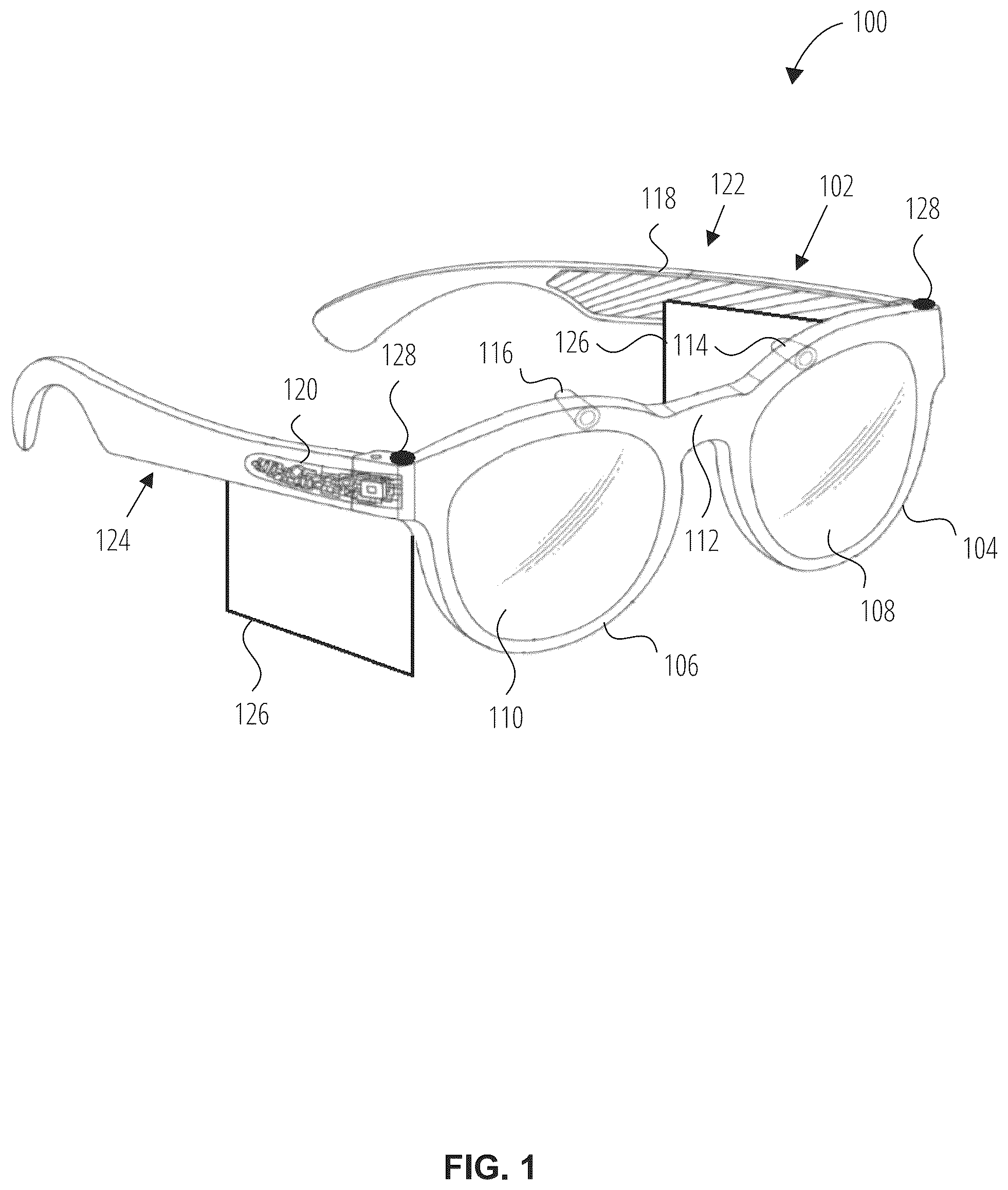 Patent US12333658 Figure 1 – Generating user interfaces displaying augmented reality graphics