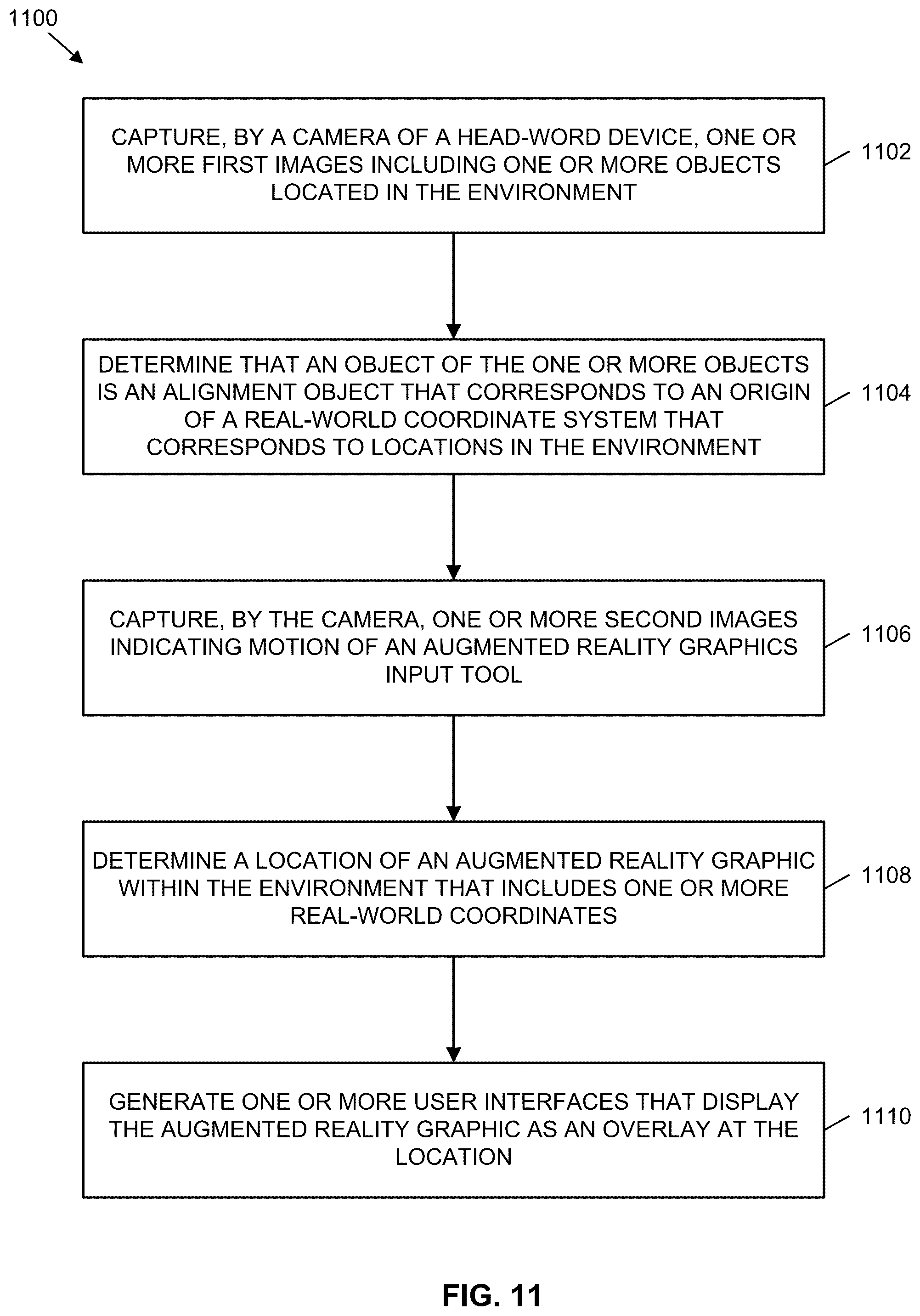 Patent US12333658 Figure 11 – Generating user interfaces displaying augmented reality graphics