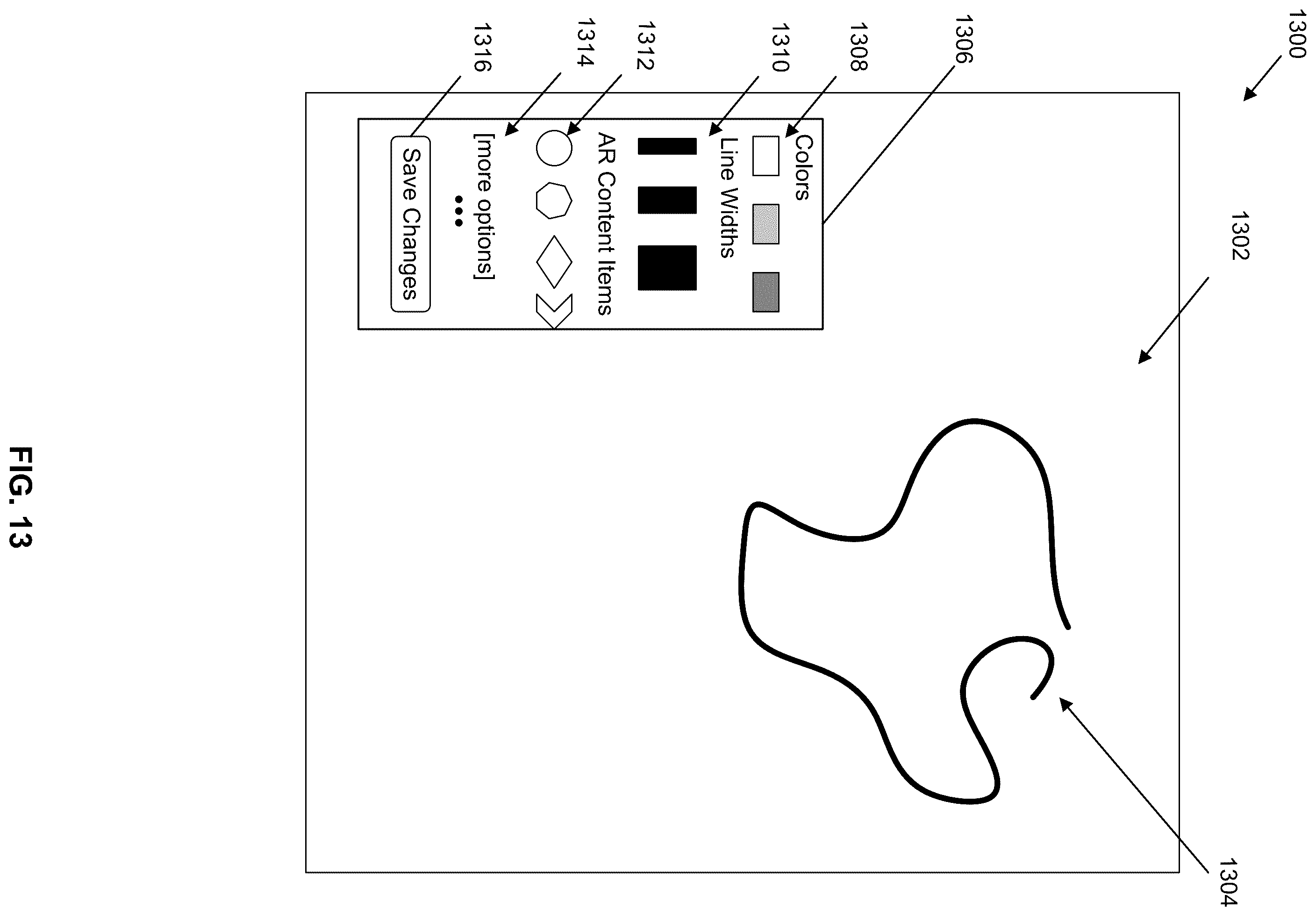 Patent US12333658 Figure 13 – Generating user interfaces displaying augmented reality graphics