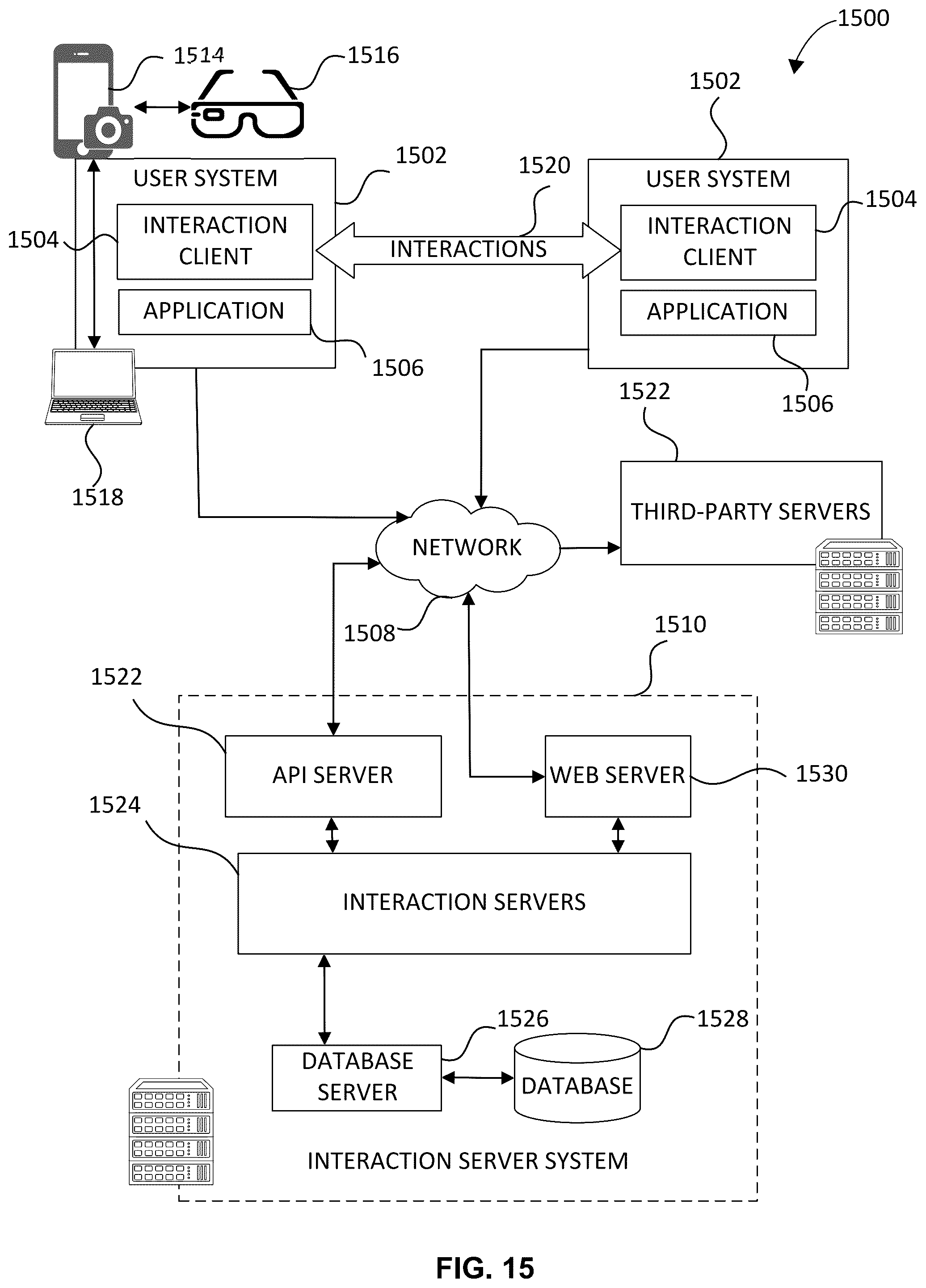 Patent US12333658 Figure 15 – Generating user interfaces displaying augmented reality graphics