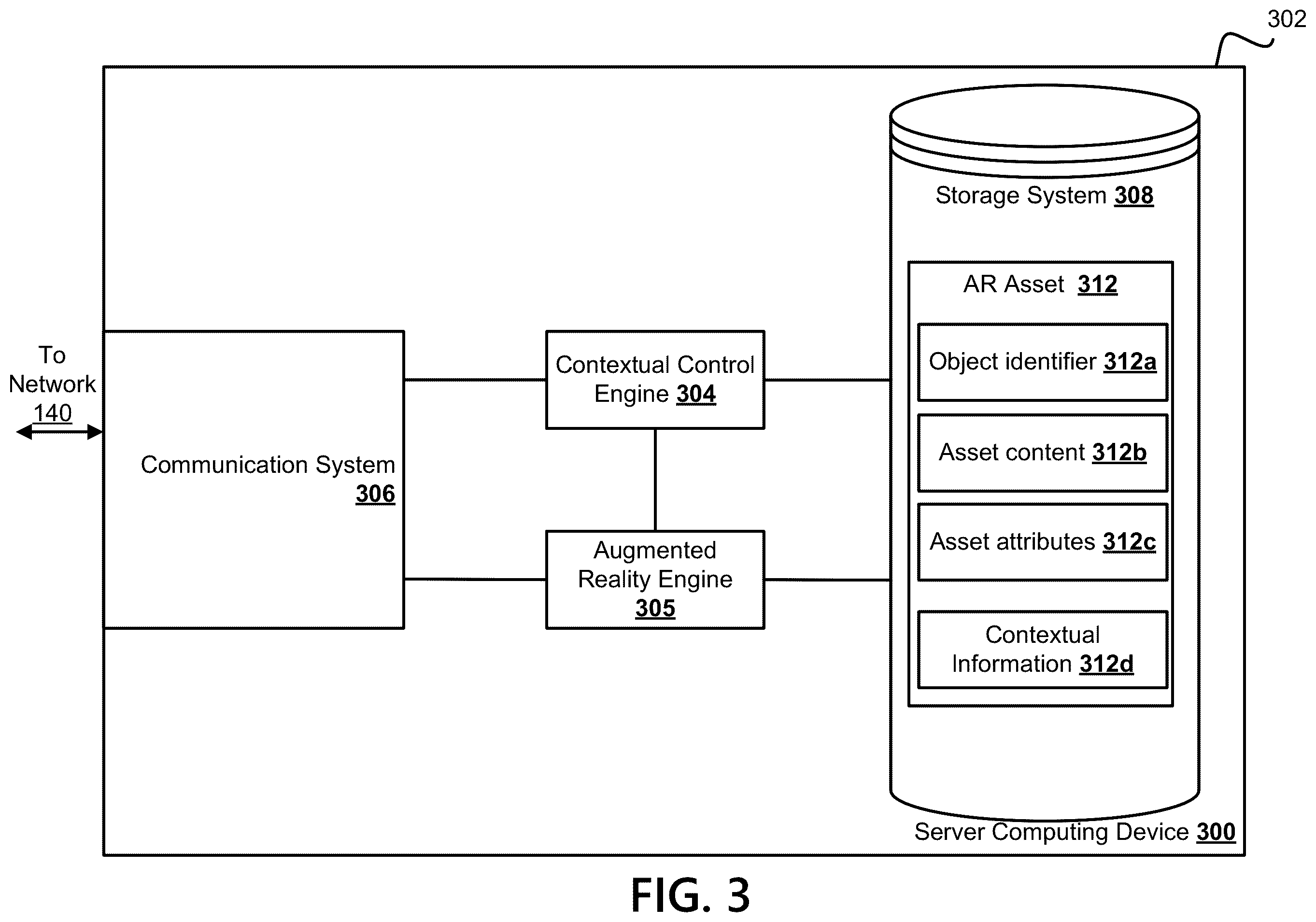 Patent US12333661 Figure 3 – Contextual control of digital files built on the blockchain and projected in augmented reality