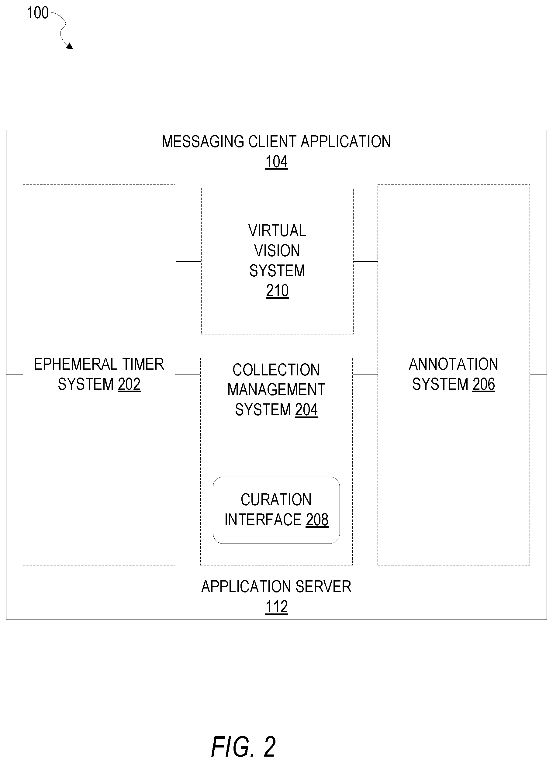Patent US12333666 Figure 2 – Virtual vision system