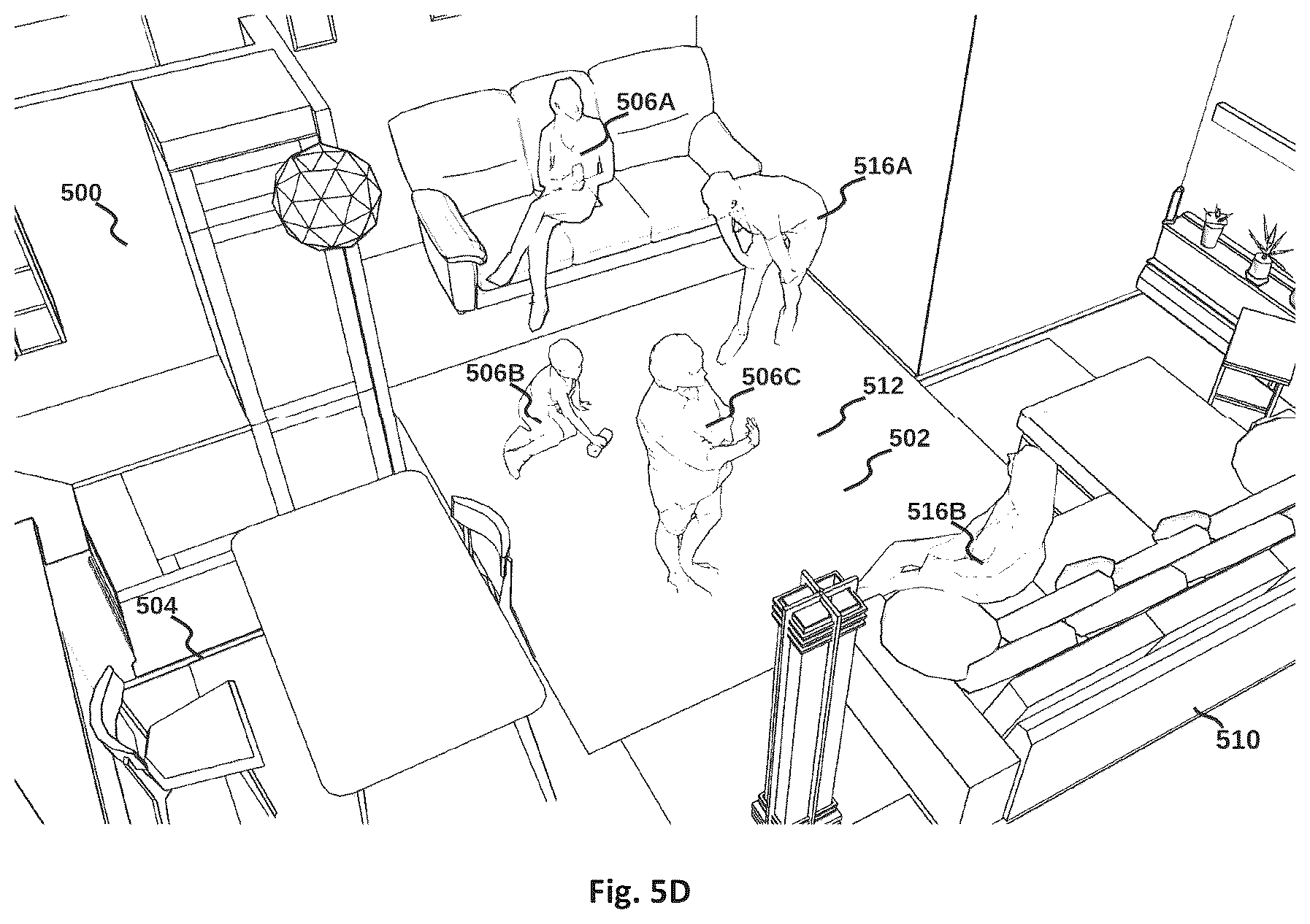 Patent US12333670 Figure 13 – Method and system for merging distant spaces