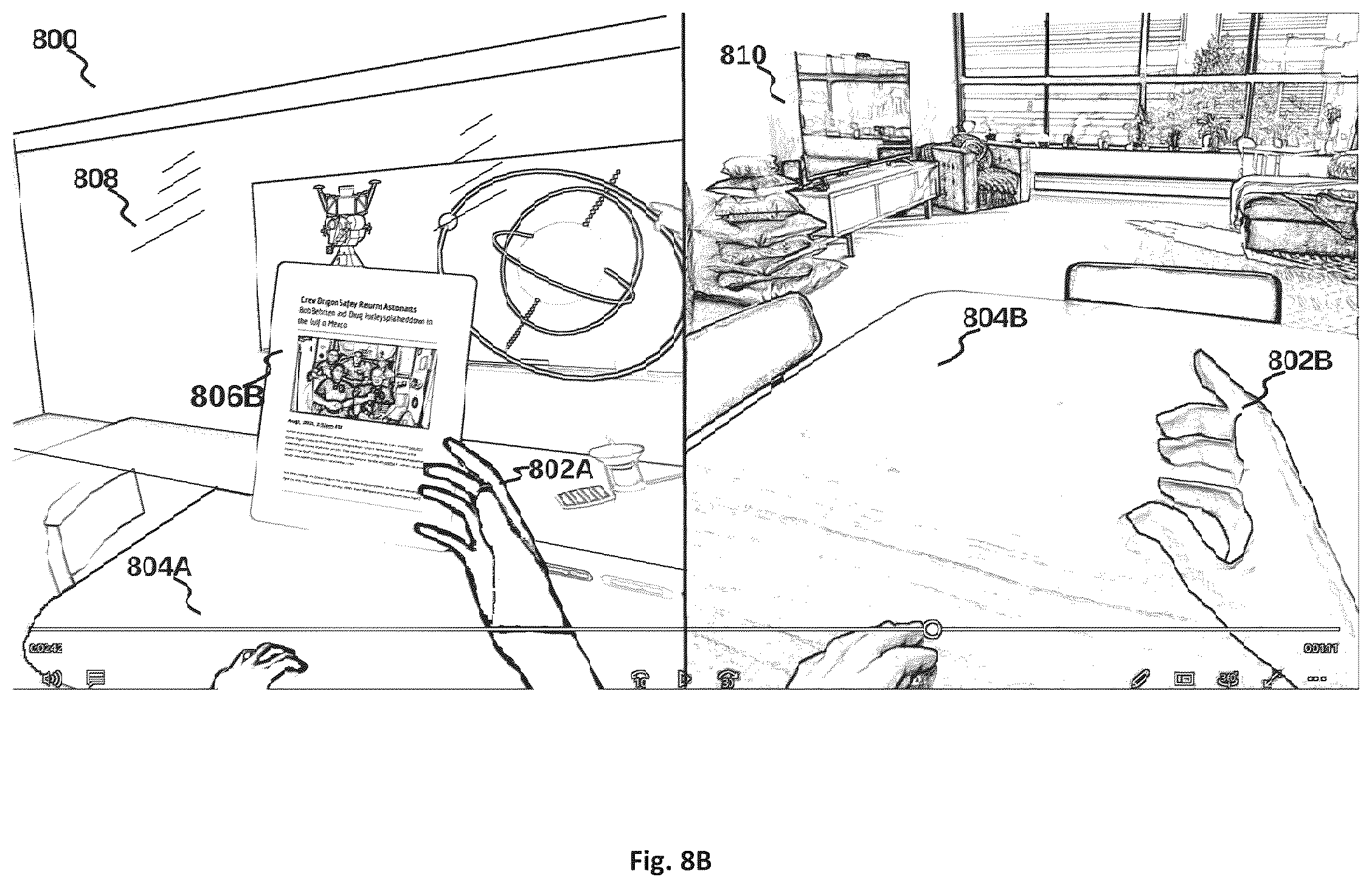 Patent US12333670 Figure 18 – Method and system for merging distant spaces