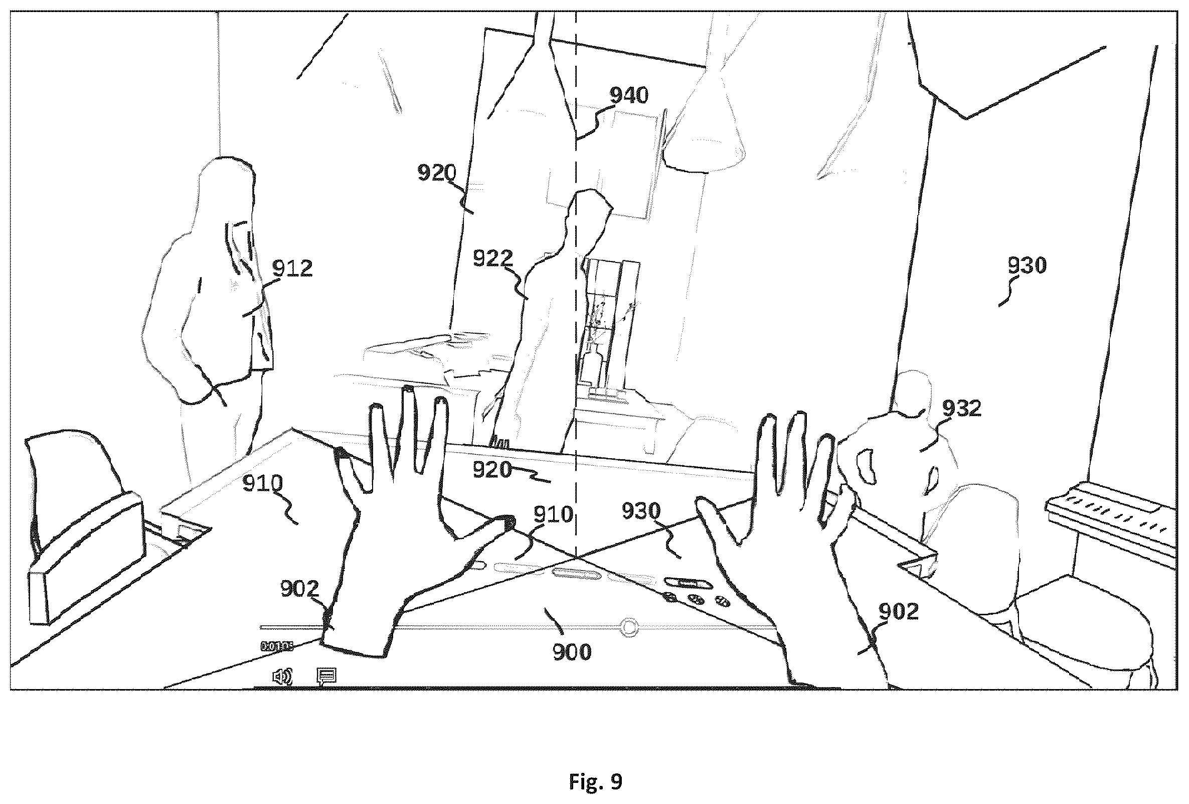 Patent US12333670 Figure 20 – Method and system for merging distant spaces
