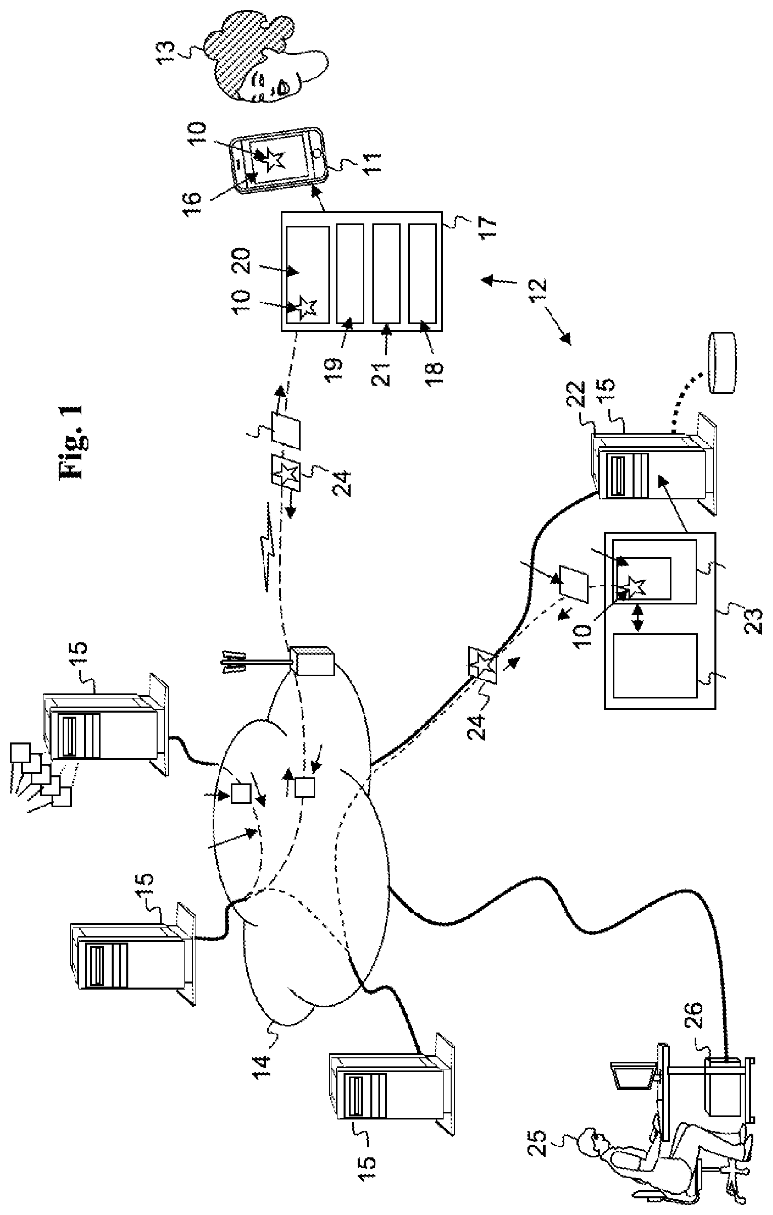 Patent US12333674 — System and a method for surveying graphical objects on a screen display — Figure 1