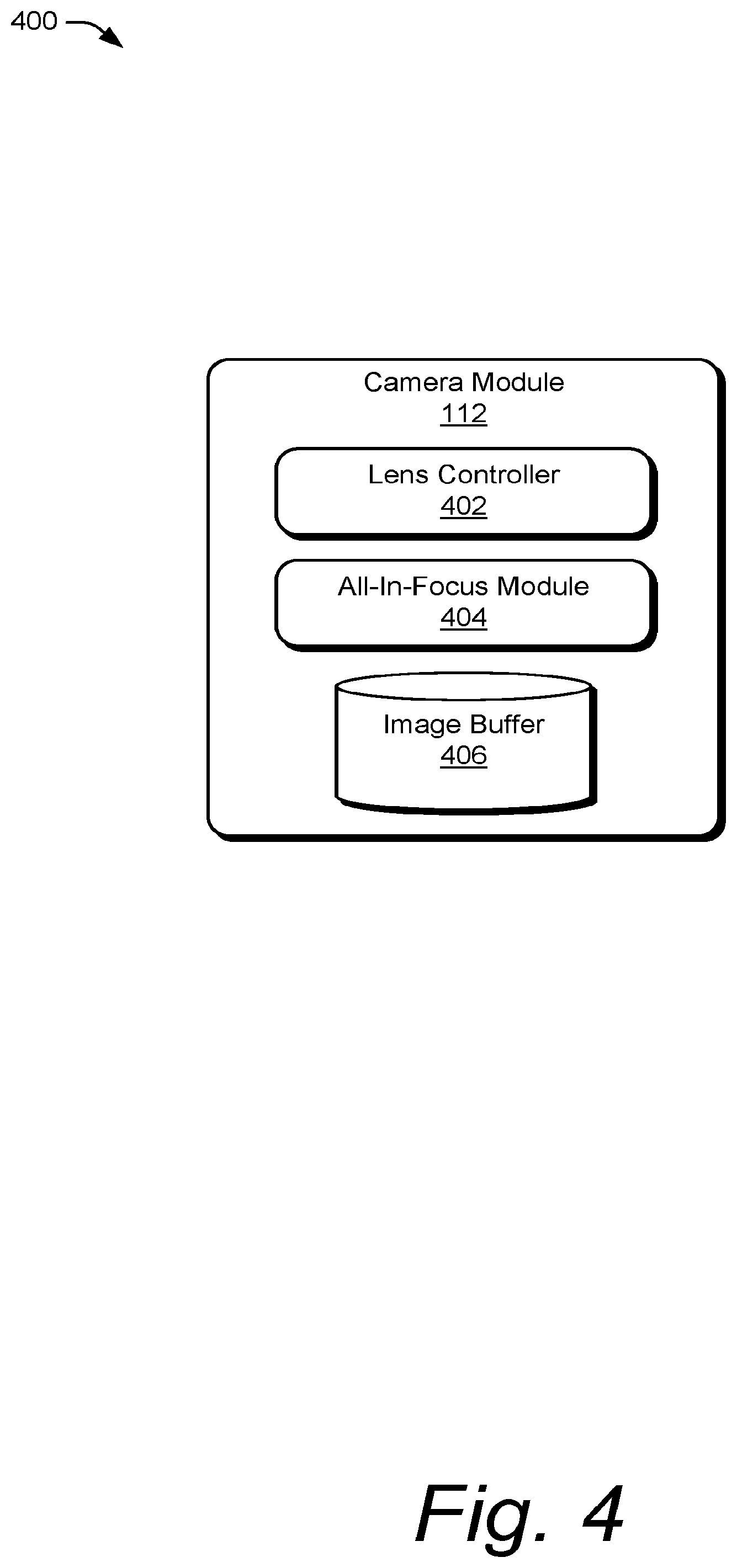 Patent US12333685 Figure 4 – Automatic generation of all-in-focus images with a mobile camera