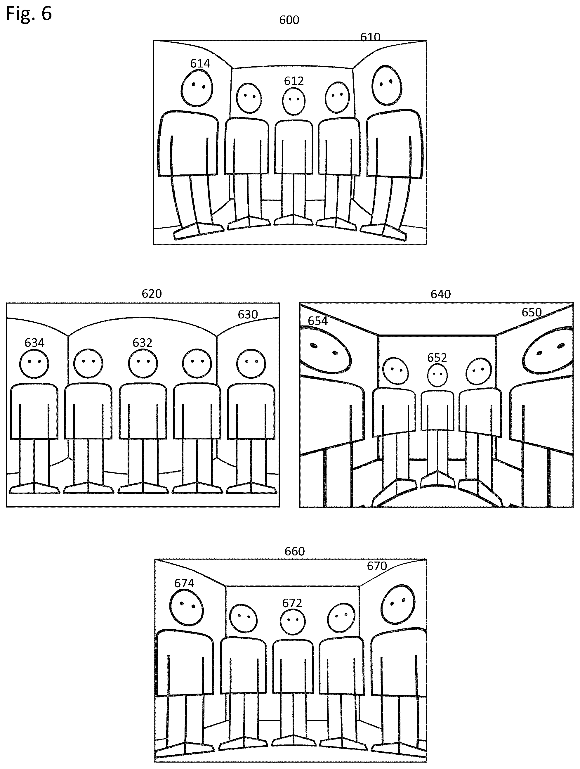 Patent US12333693 Figure 6 – Method for optimal body or face protection with adaptive dewarping based on context segmentation layers