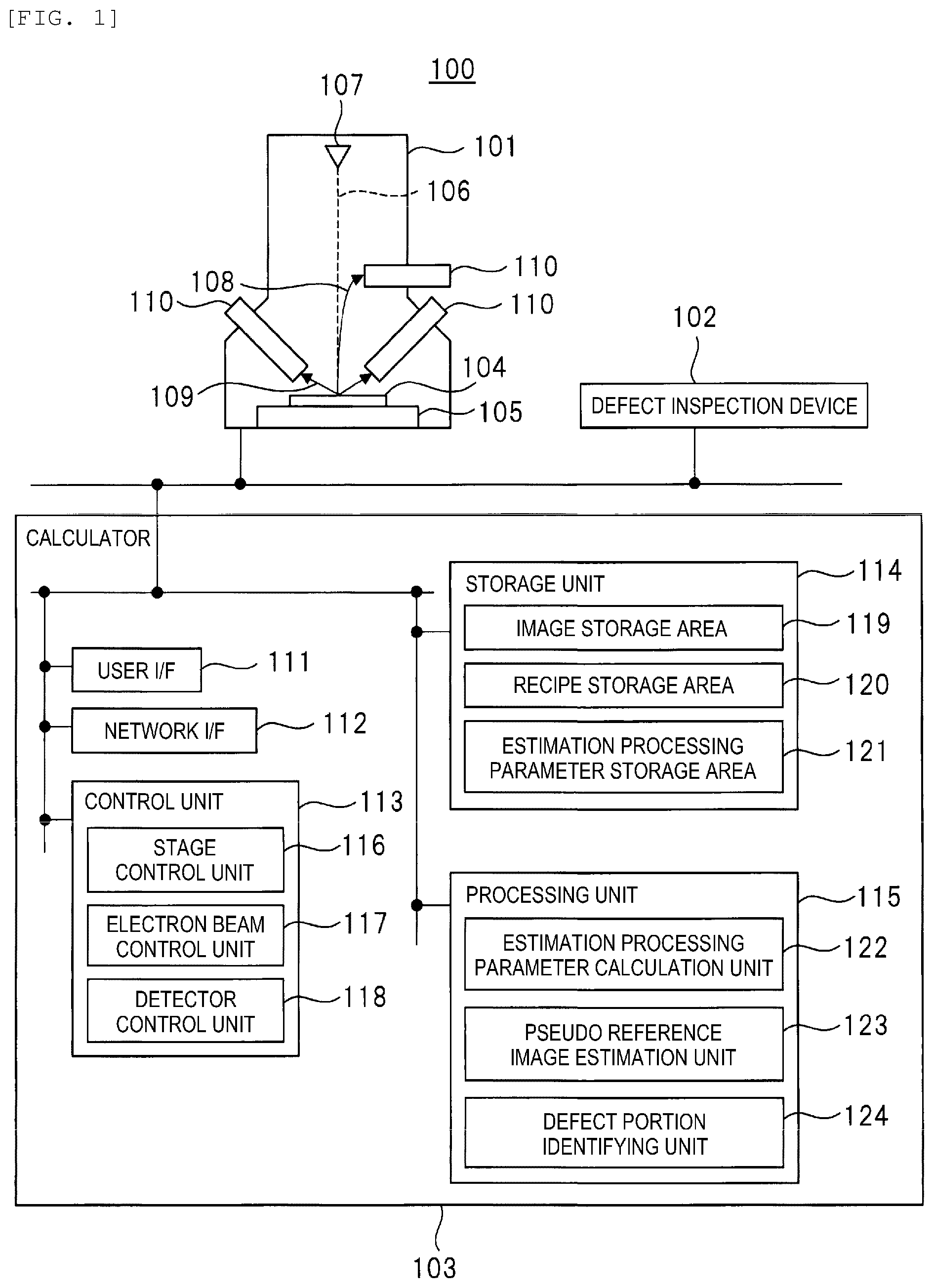 Patent US12333695 — Sample observation system and image processing method — Figure 1